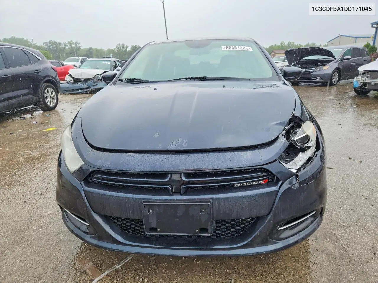 2013 Dodge Dart Sxt VIN: 1C3CDFBA1DD171045 Lot: 85451225