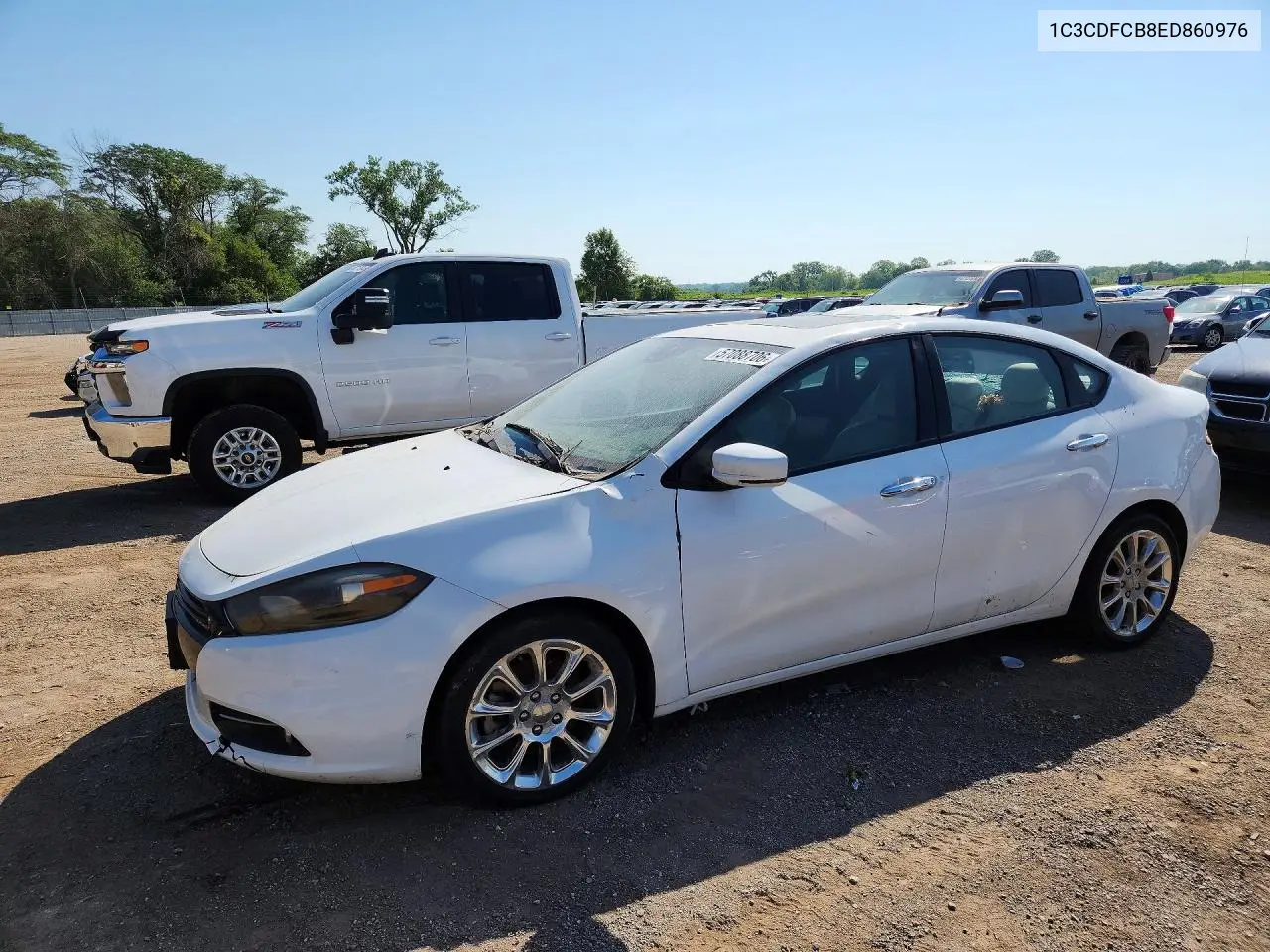 2014 Dodge Dart Limited VIN: 1C3CDFCB8ED860976 Lot: 57088706