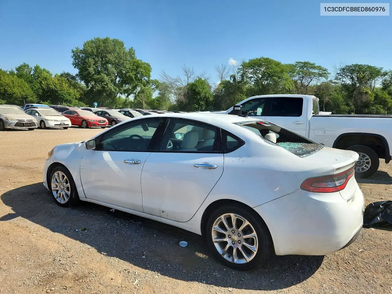 2014 Dodge Dart Limited VIN: 1C3CDFCB8ED860976 Lot: 57088706