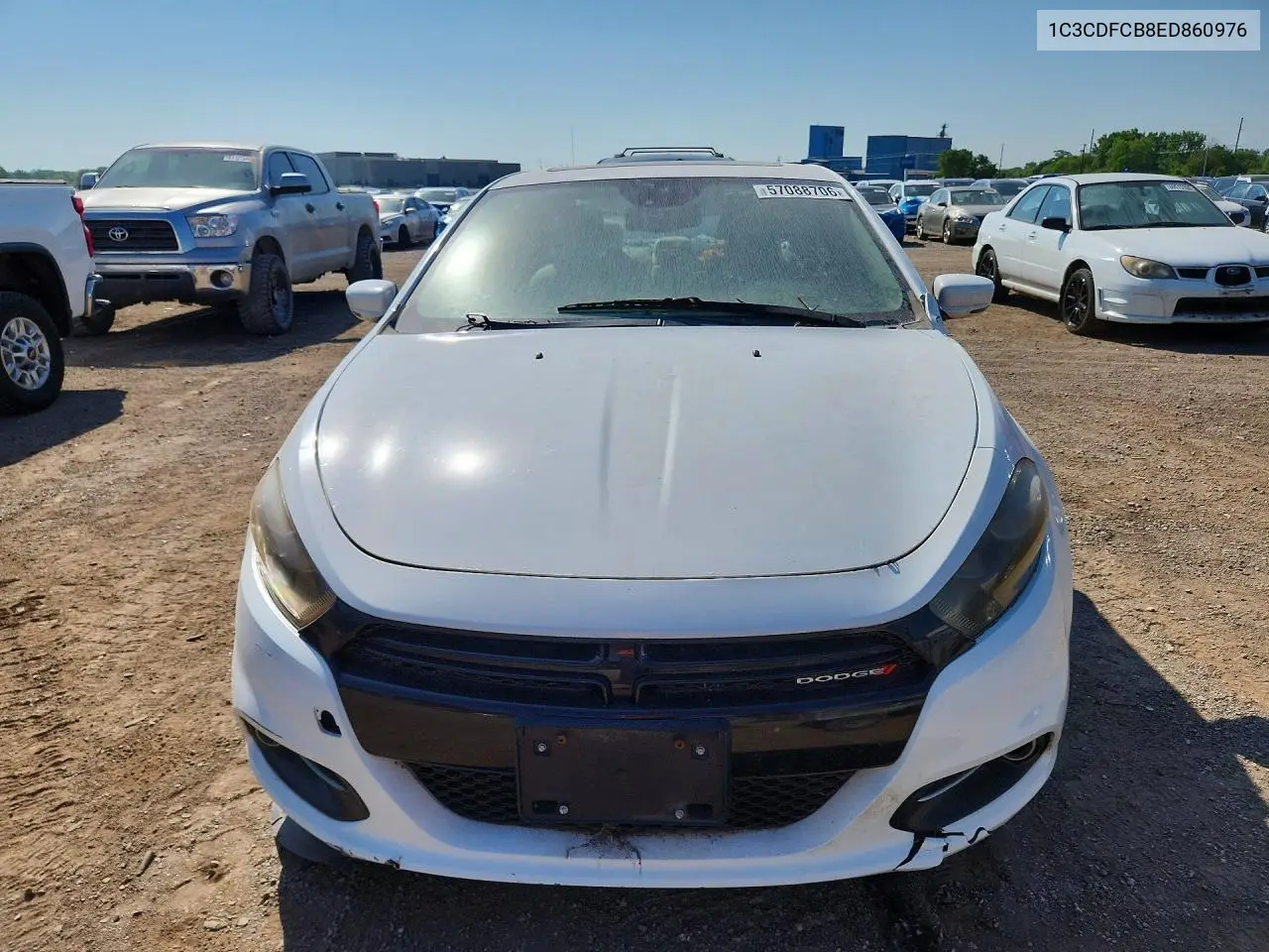 2014 Dodge Dart Limited VIN: 1C3CDFCB8ED860976 Lot: 57088706