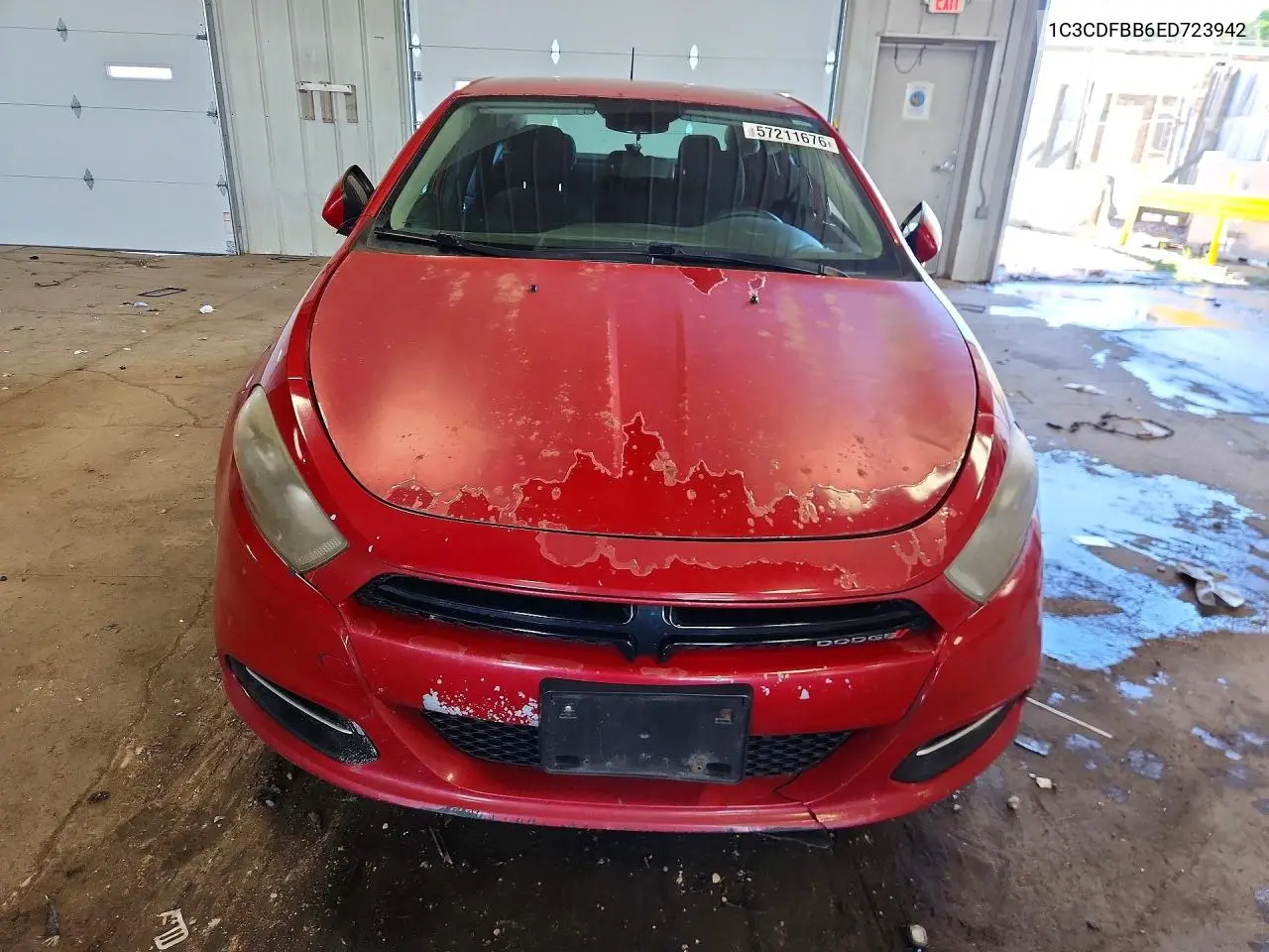 2014 Dodge Dart Sxt VIN: 1C3CDFBB6ED723942 Lot: 57211676