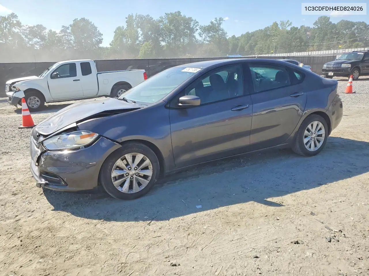 2014 Dodge Dart VIN: 1C3CDFDH4ED824026 Lot: 57601736