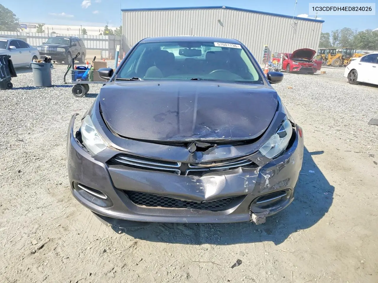 2014 Dodge Dart VIN: 1C3CDFDH4ED824026 Lot: 57601736