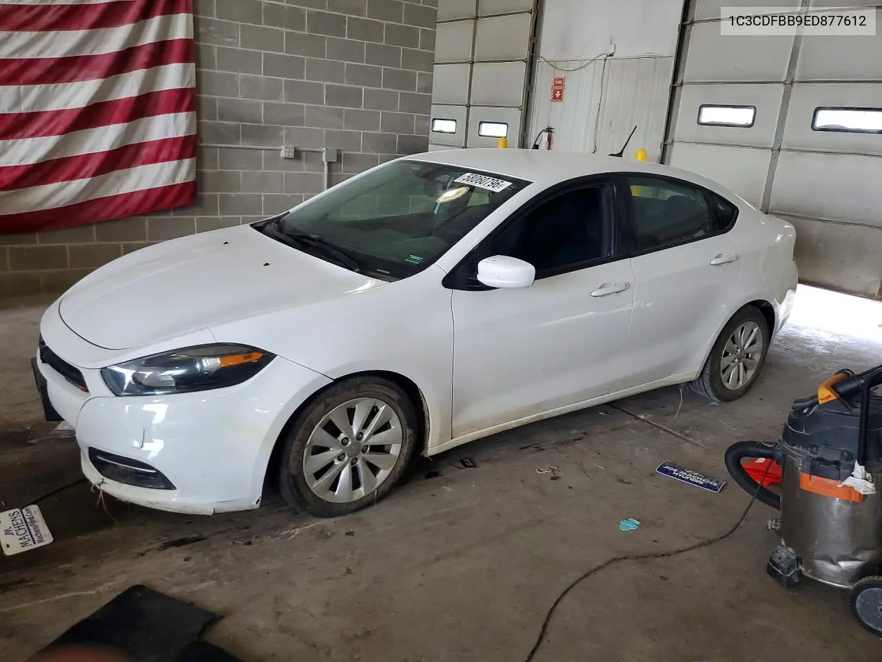 2014 Dodge Dart Sxt VIN: 1C3CDFBB9ED877612 Lot: 58060796