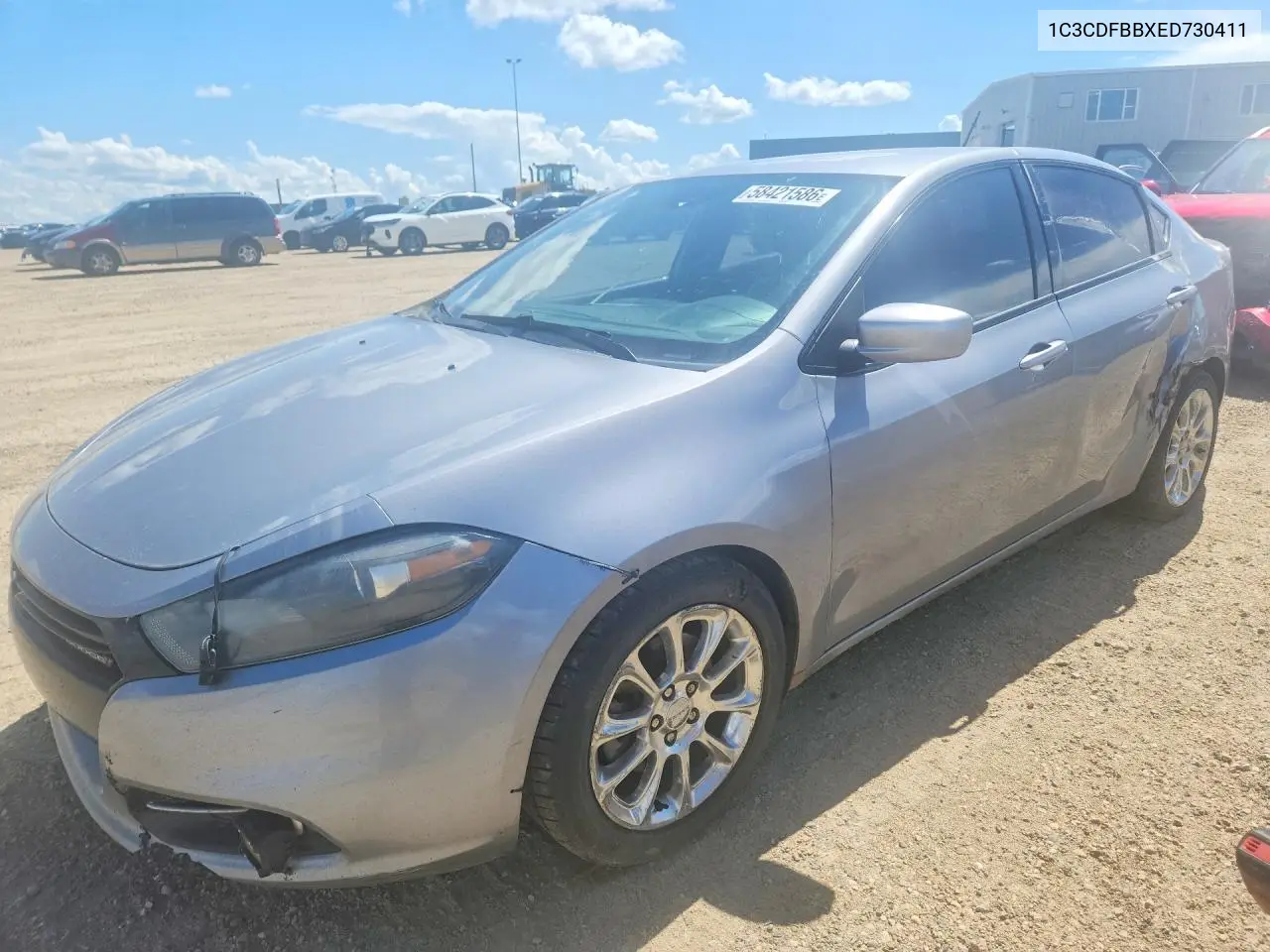 2014 Dodge Dart Sxt VIN: 1C3CDFBBXED730411 Lot: 58421586