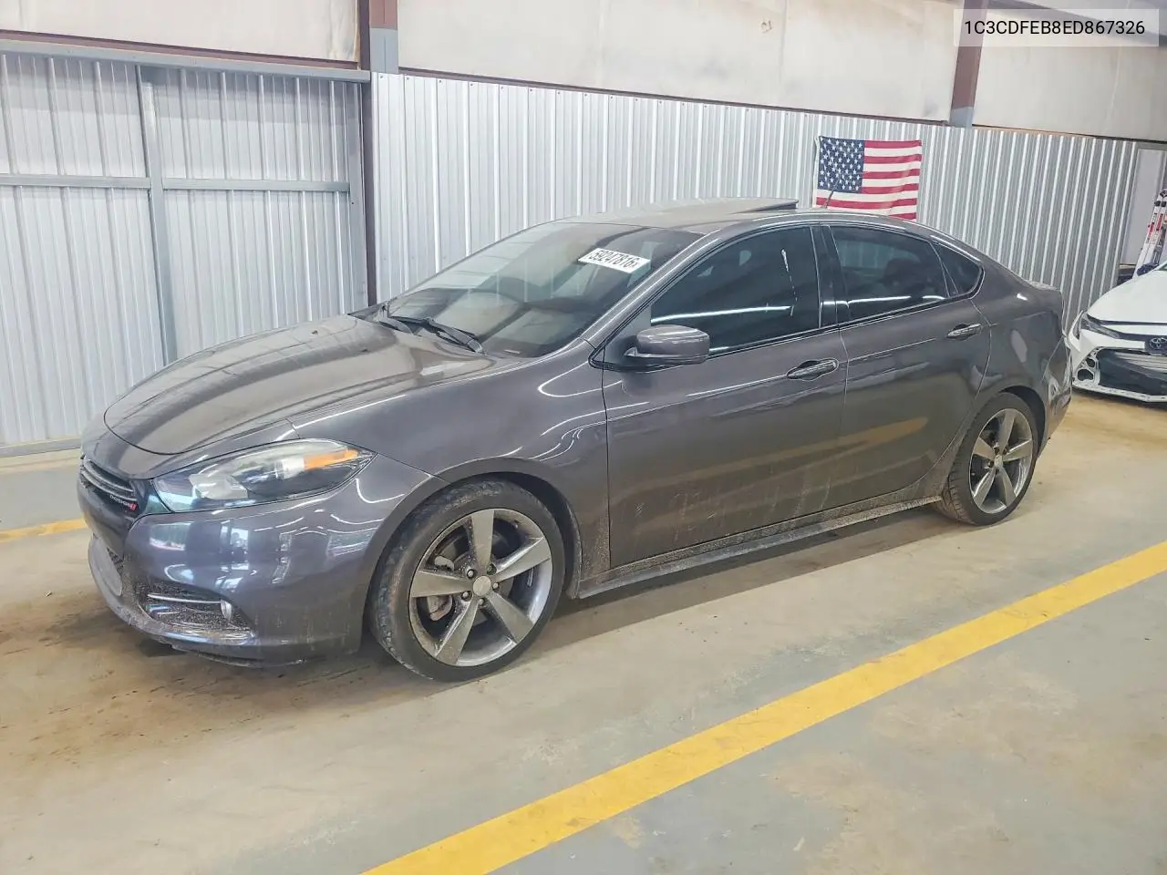 2014 Dodge Dart Gt VIN: 1C3CDFEB8ED867326 Lot: 59247816