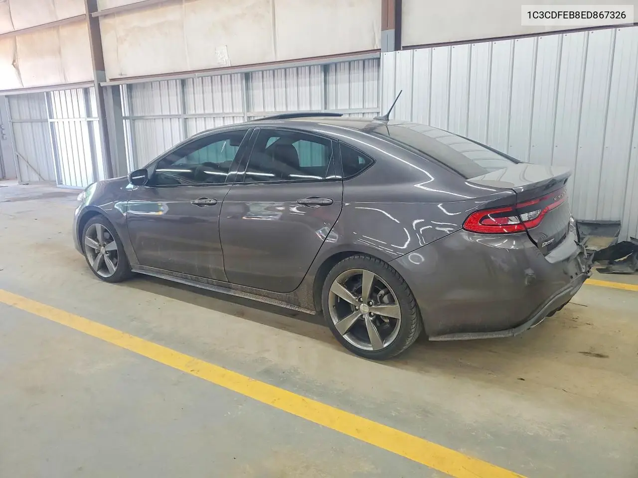 2014 Dodge Dart Gt VIN: 1C3CDFEB8ED867326 Lot: 59247816