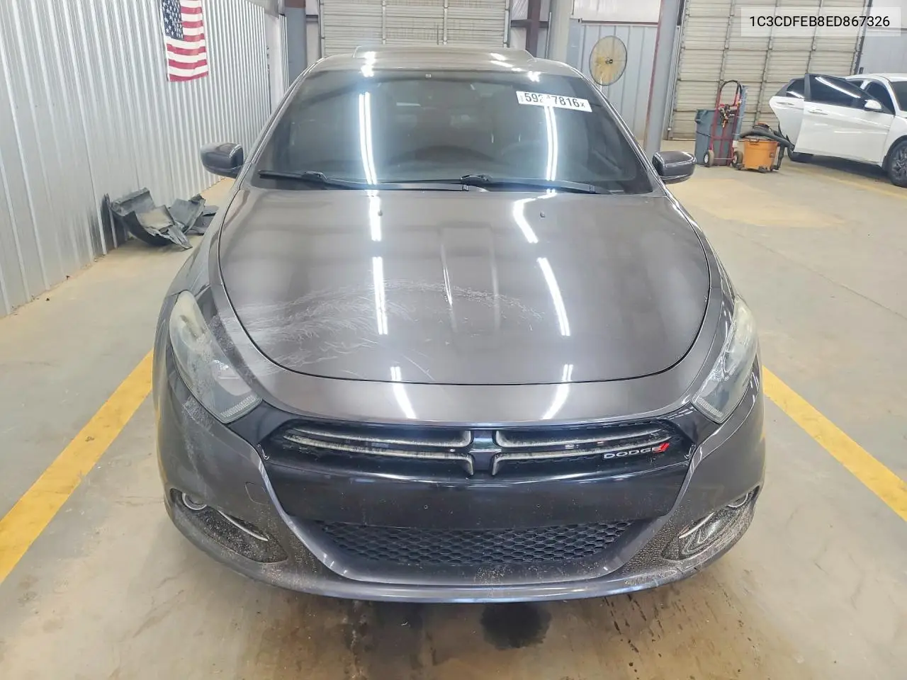 2014 Dodge Dart Gt VIN: 1C3CDFEB8ED867326 Lot: 59247816