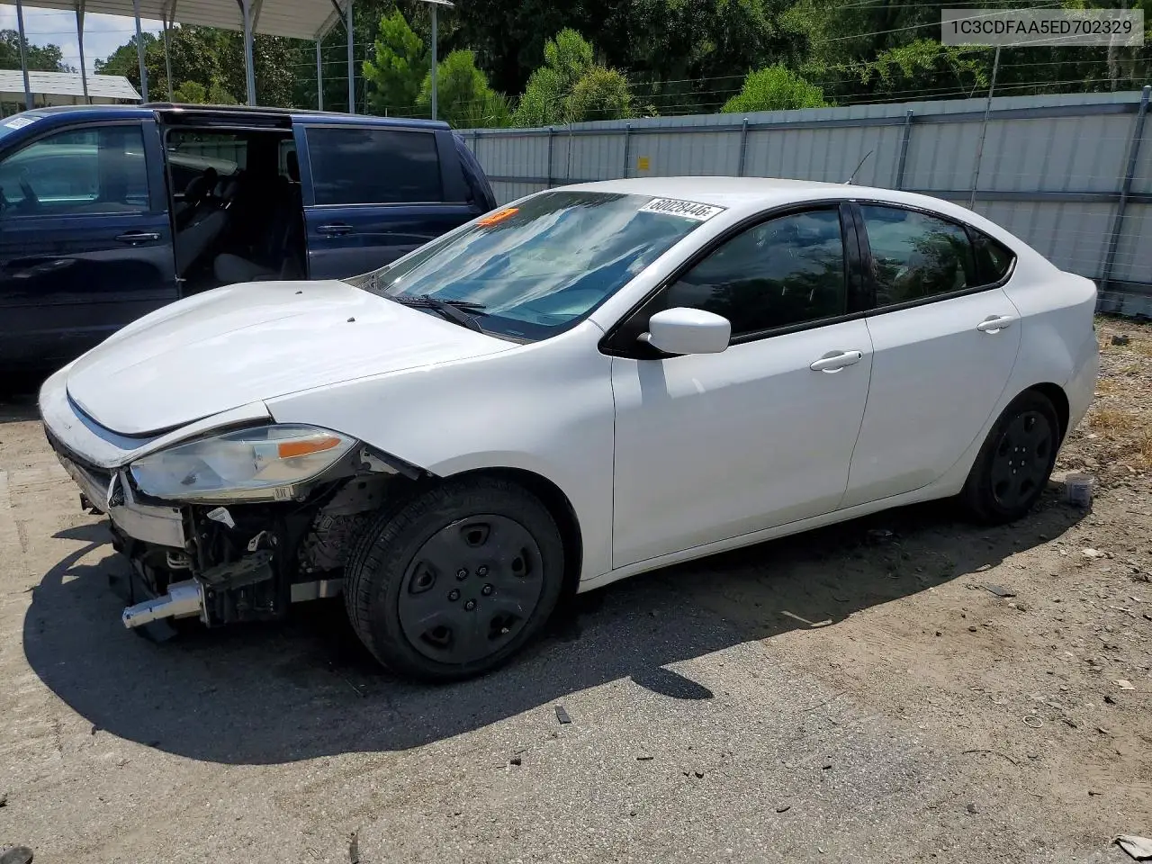 2014 Dodge Dart Se VIN: 1C3CDFAA5ED702329 Lot: 60028446
