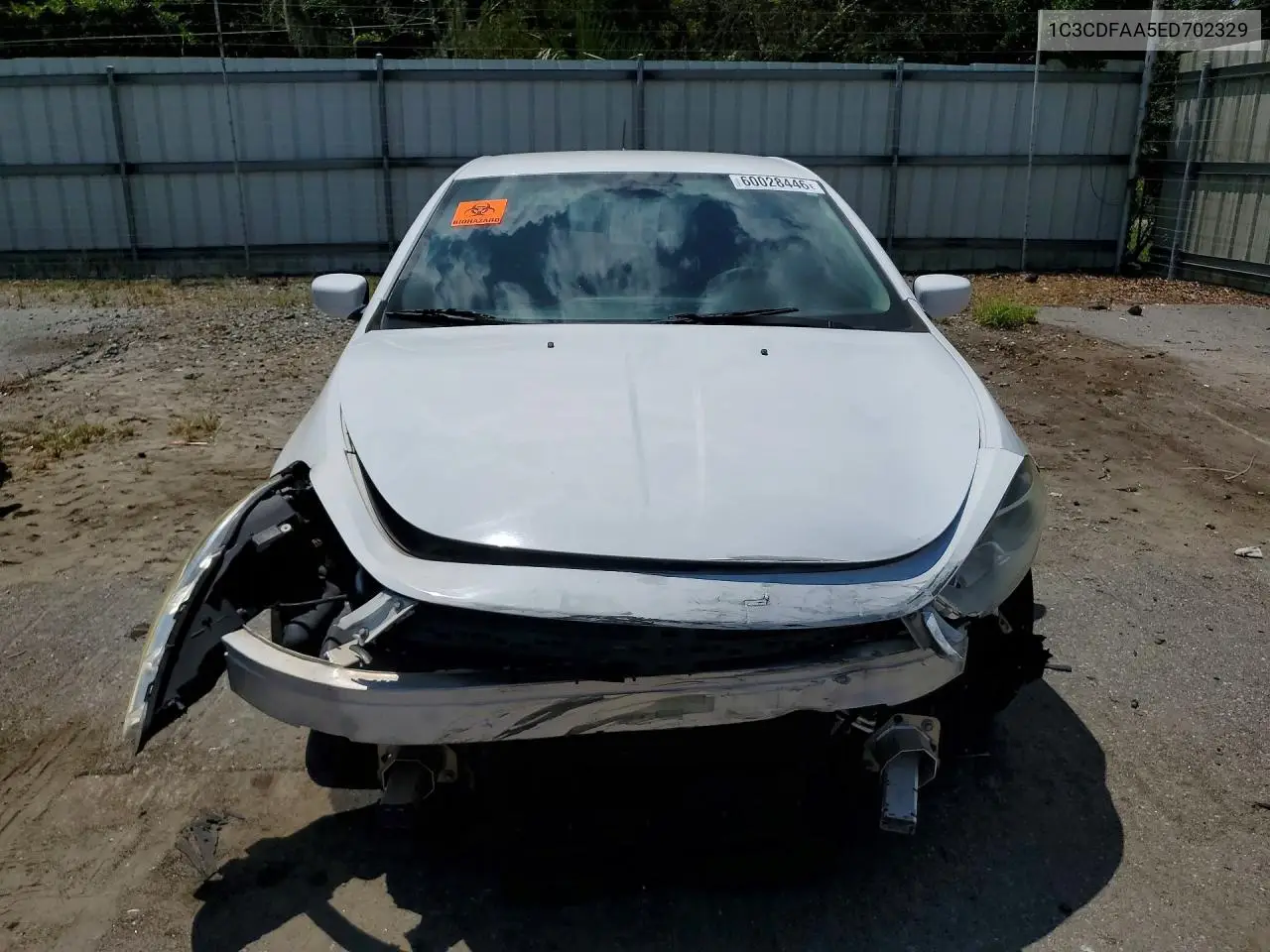 2014 Dodge Dart Se VIN: 1C3CDFAA5ED702329 Lot: 60028446