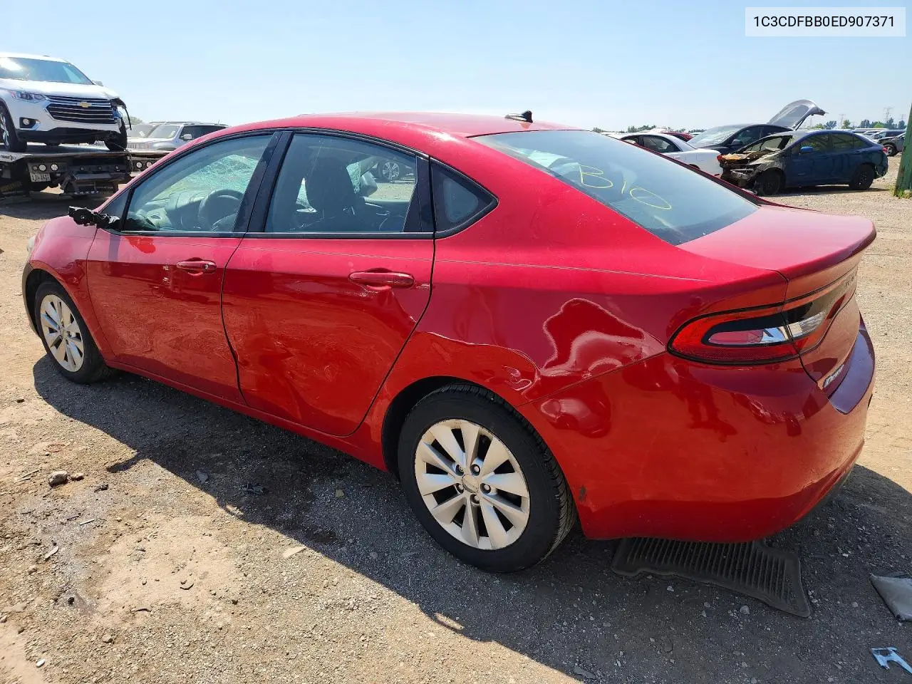 2014 Dodge Dart Sxt VIN: 1C3CDFBB0ED907371 Lot: 60199626