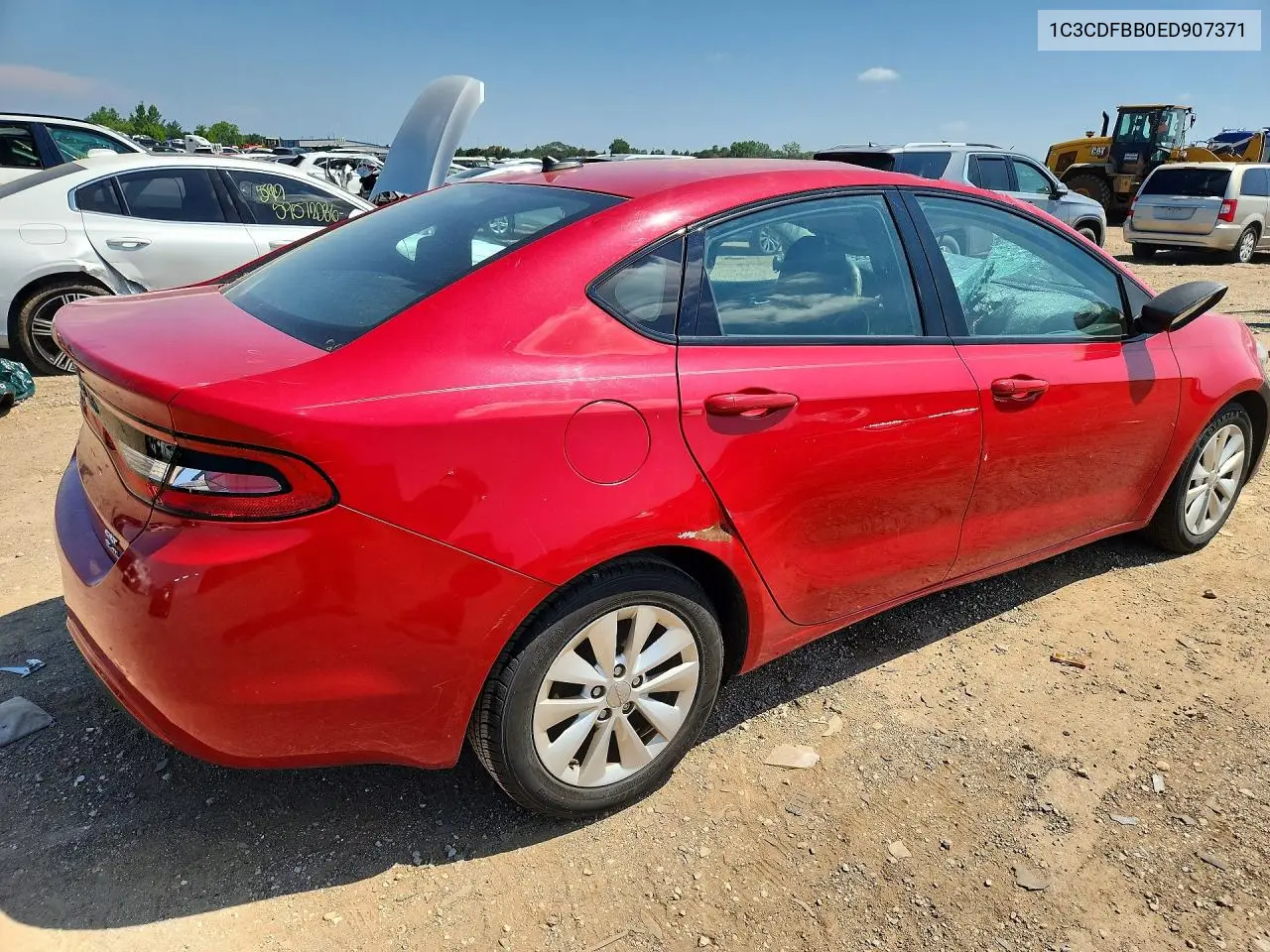 2014 Dodge Dart Sxt VIN: 1C3CDFBB0ED907371 Lot: 60199626