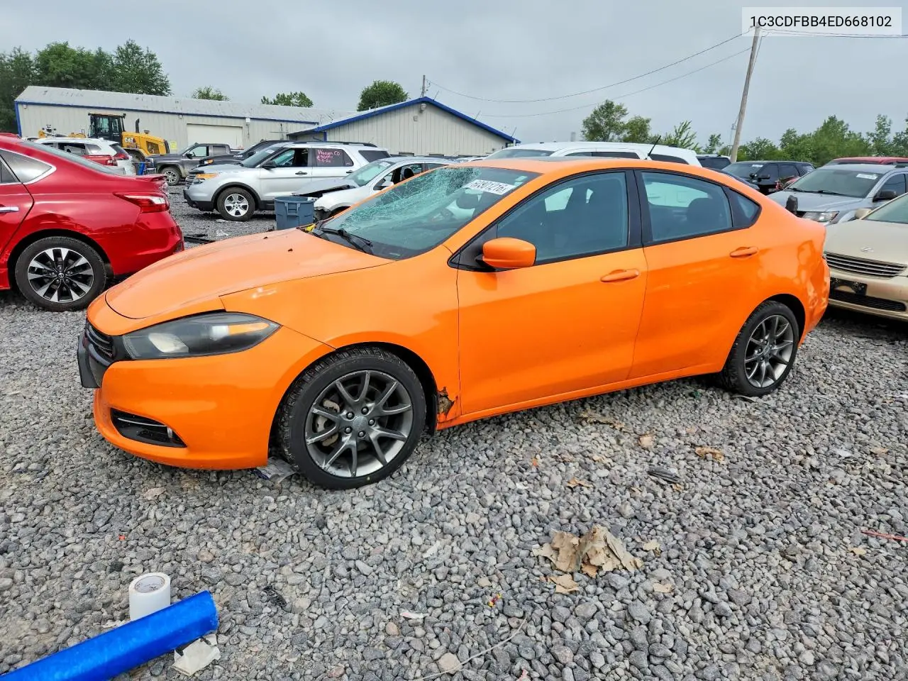 2014 Dodge Dart Sxt VIN: 1C3CDFBB4ED668102 Lot: 60301216
