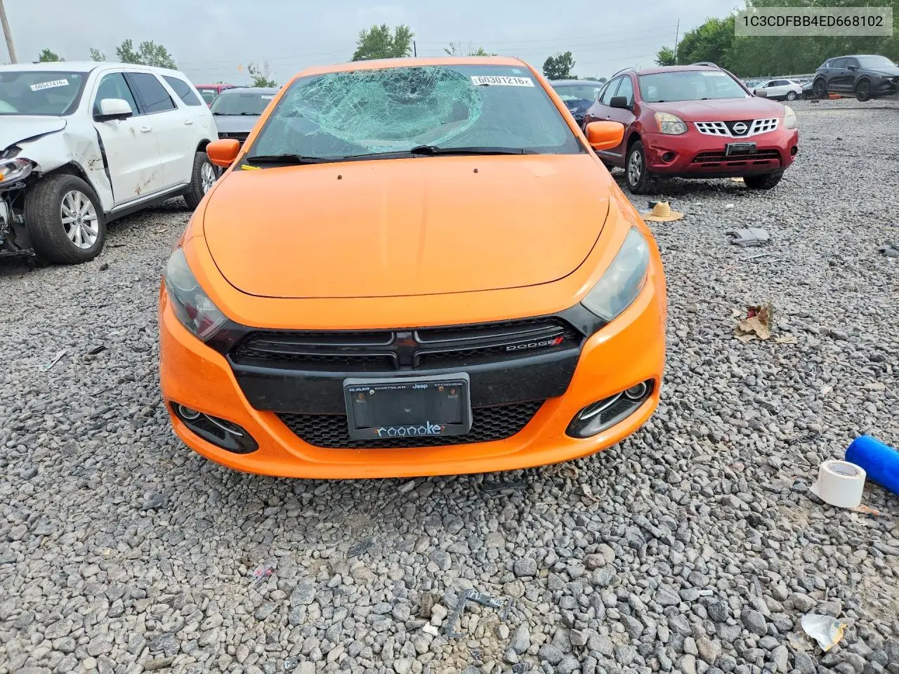 2014 Dodge Dart Sxt VIN: 1C3CDFBB4ED668102 Lot: 60301216
