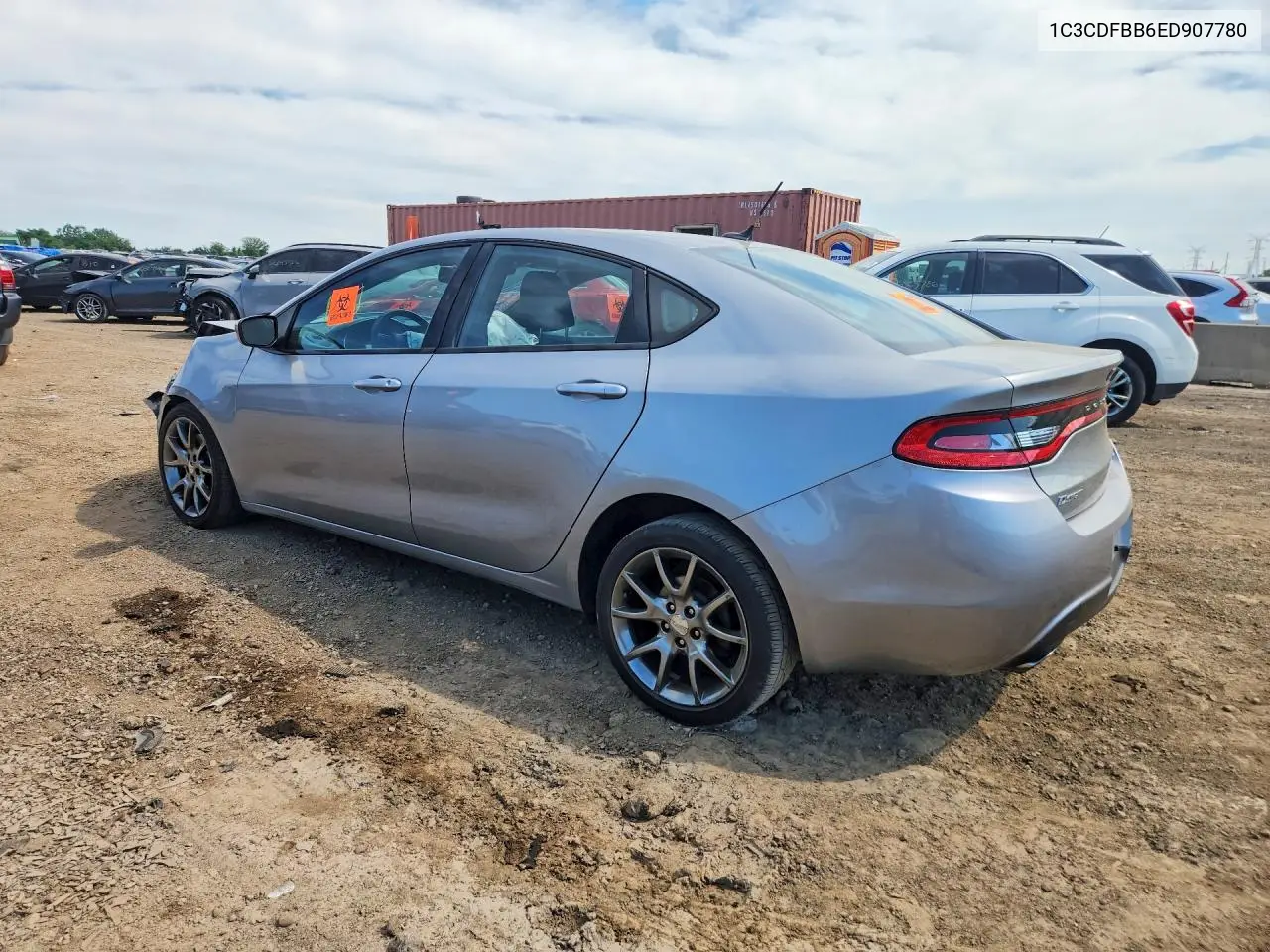 2014 Dodge Dart Sxt VIN: 1C3CDFBB6ED907780 Lot: 60702786