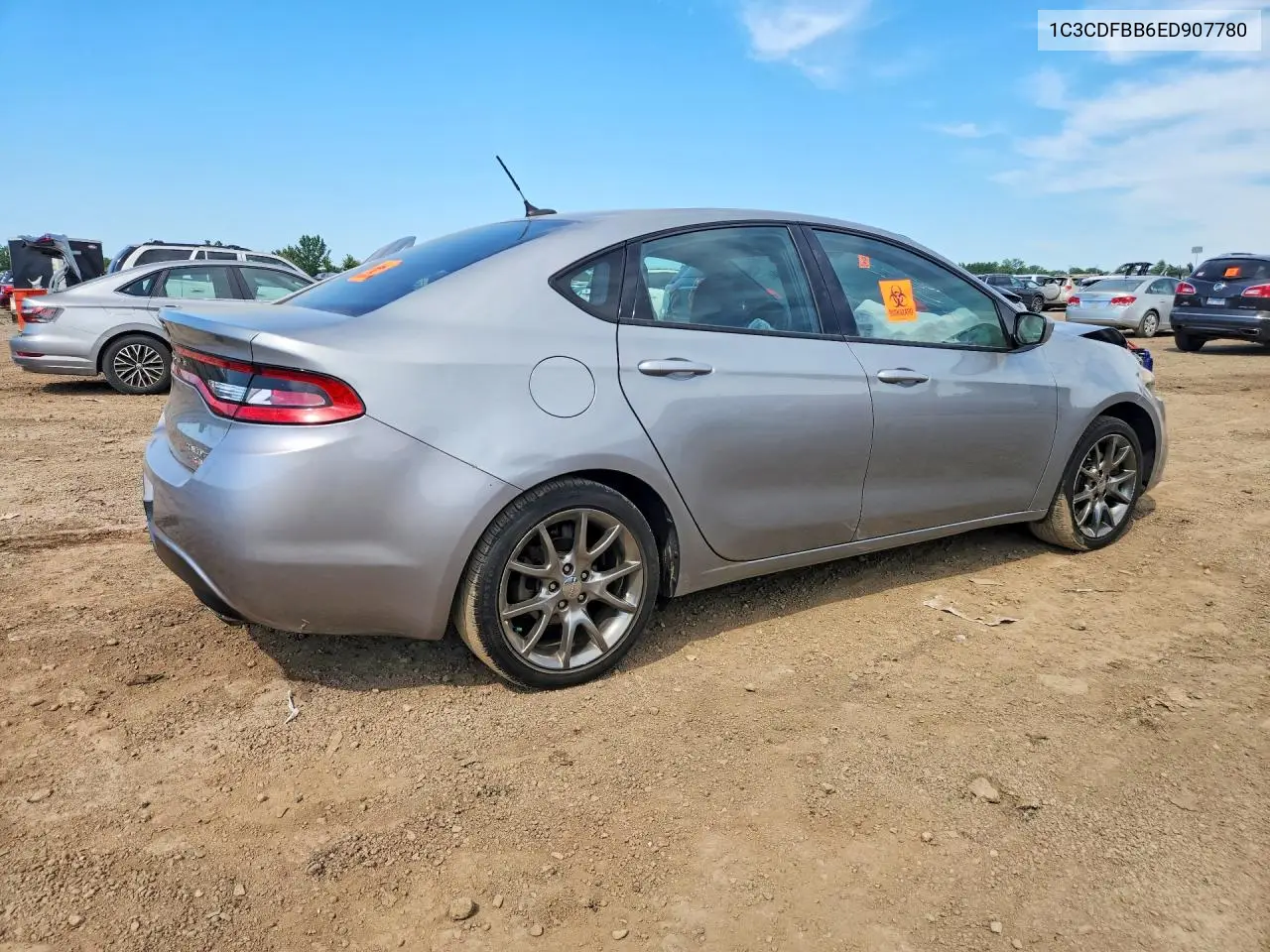 2014 Dodge Dart Sxt VIN: 1C3CDFBB6ED907780 Lot: 60702786