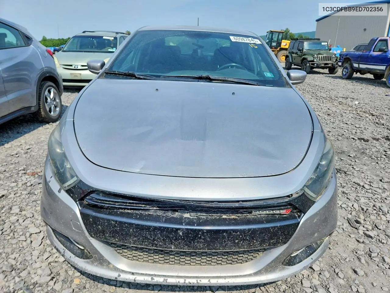 2014 Dodge Dart Sxt VIN: 1C3CDFBB9ED702356 Lot: 60987846