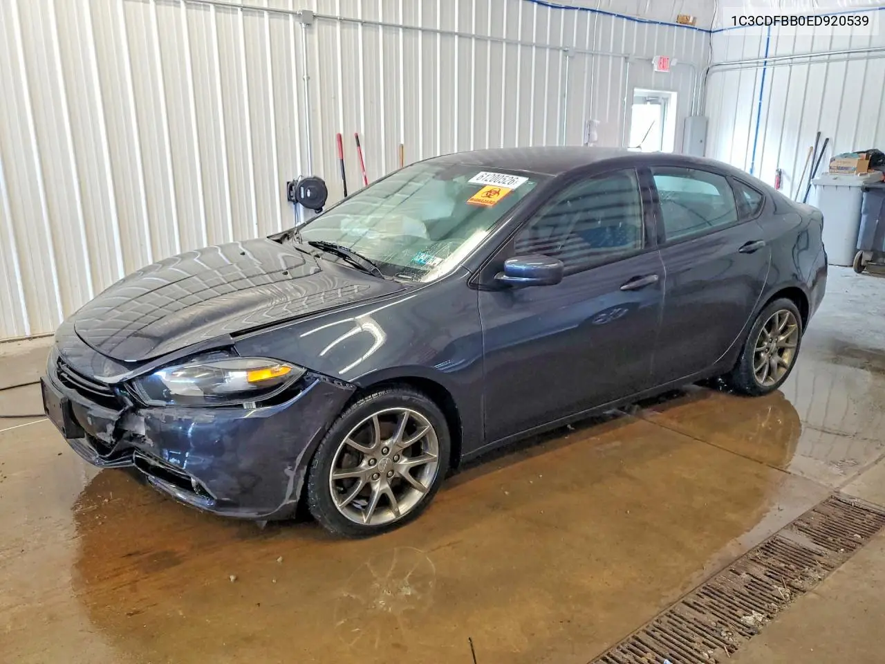 2014 Dodge Dart Sxt VIN: 1C3CDFBB0ED920539 Lot: 61200526