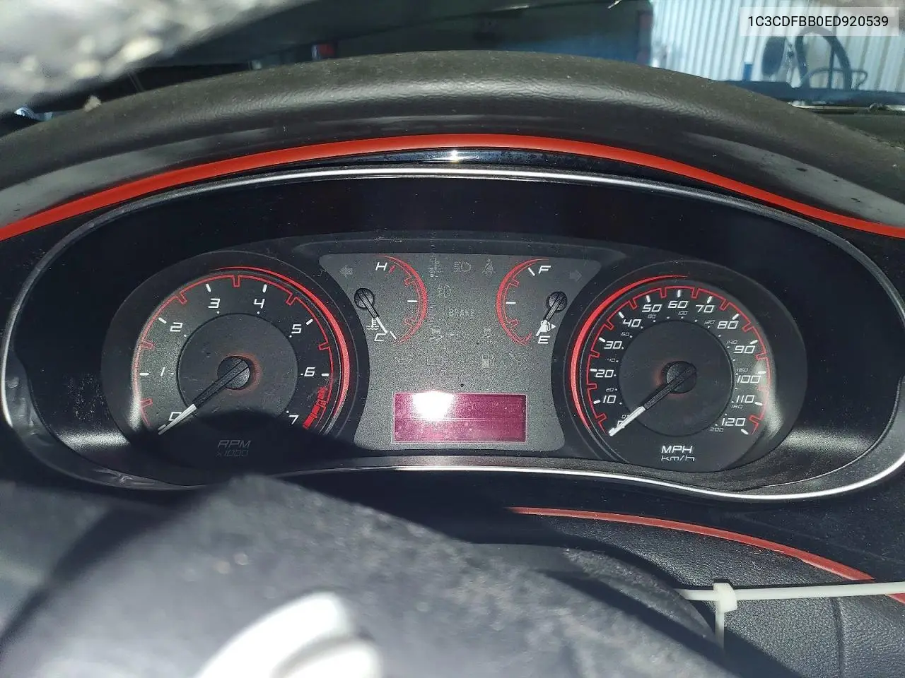 2014 Dodge Dart Sxt VIN: 1C3CDFBB0ED920539 Lot: 61200526