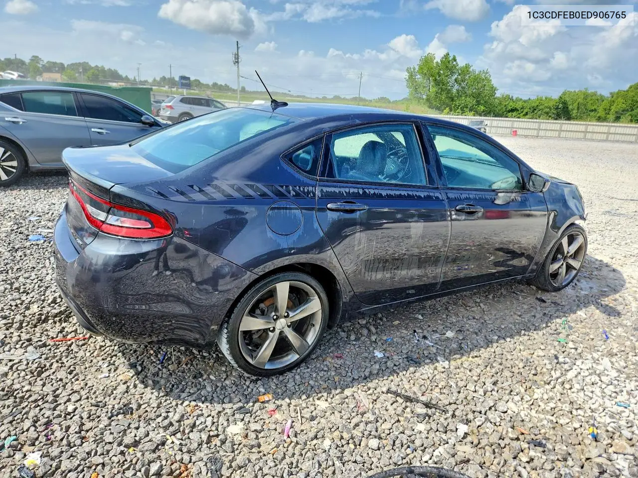 2014 Dodge Dart Gt VIN: 1C3CDFEB0ED906765 Lot: 61299436