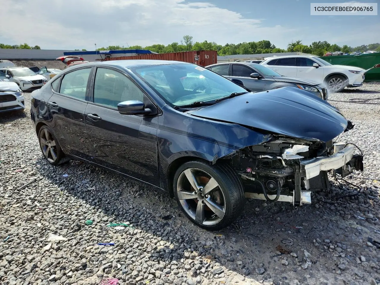 2014 Dodge Dart Gt VIN: 1C3CDFEB0ED906765 Lot: 61299436