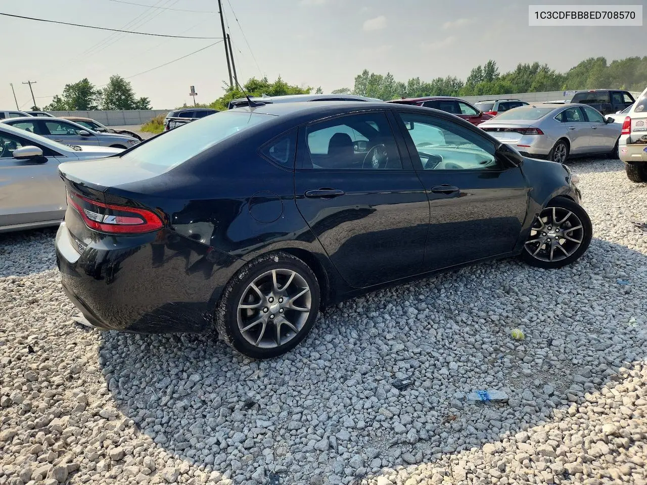 2014 Dodge Dart Sxt VIN: 1C3CDFBB8ED708570 Lot: 61493236