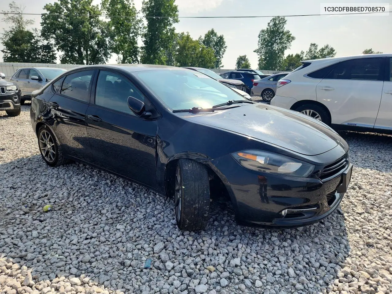 2014 Dodge Dart Sxt VIN: 1C3CDFBB8ED708570 Lot: 61493236