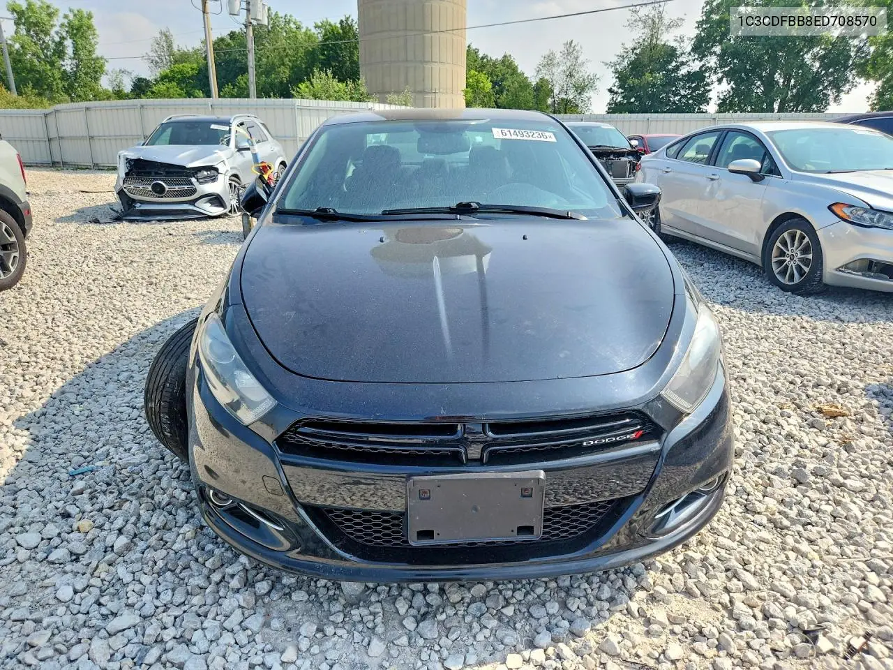 2014 Dodge Dart Sxt VIN: 1C3CDFBB8ED708570 Lot: 61493236