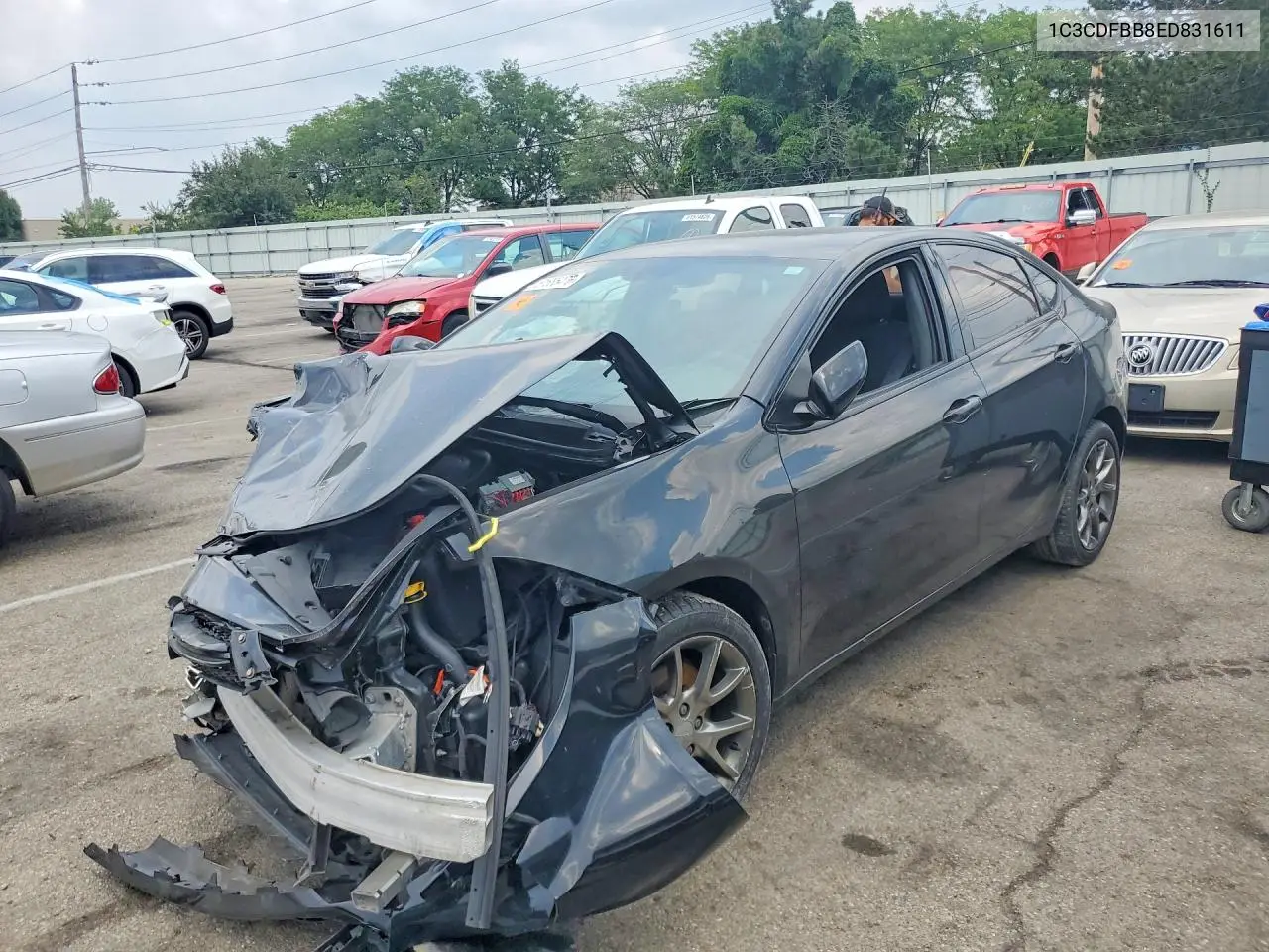 2014 Dodge Dart Sxt VIN: 1C3CDFBB8ED831611 Lot: 61685476