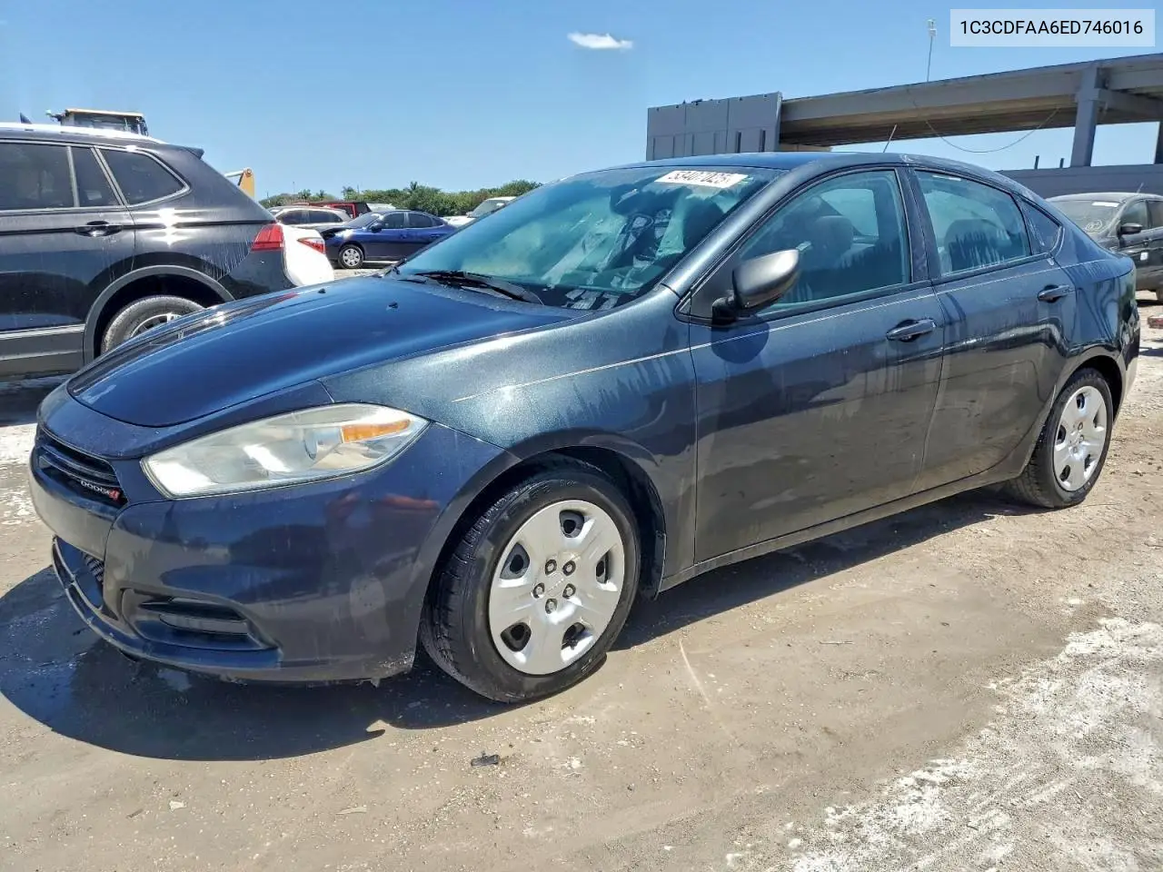 2014 Dodge Dart Se VIN: 1C3CDFAA6ED746016 Lot: 72278785