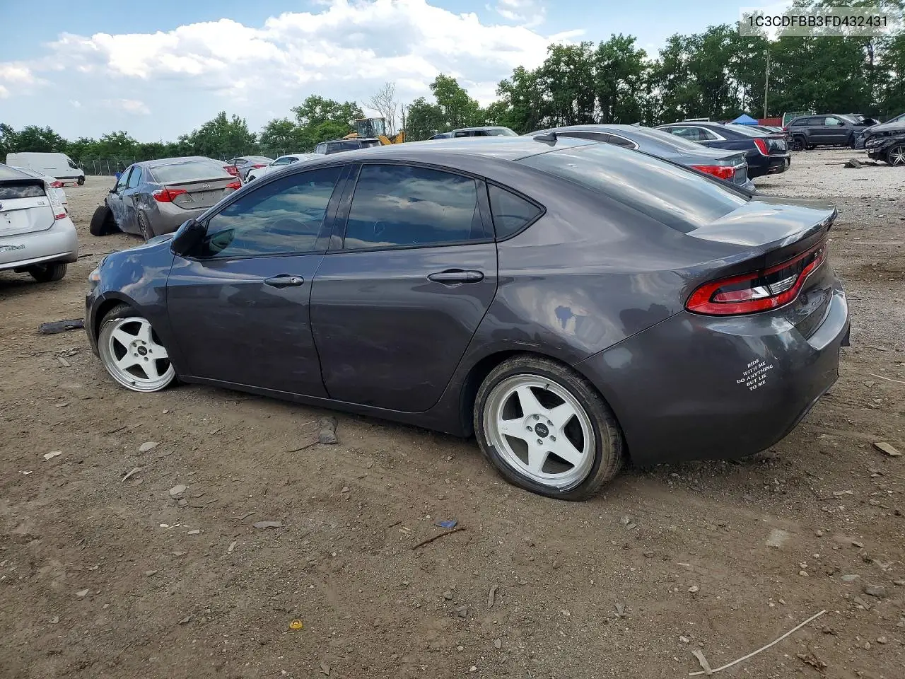 2015 Dodge Dart Sxt VIN: 1C3CDFBB3FD432431 Lot: 57391806