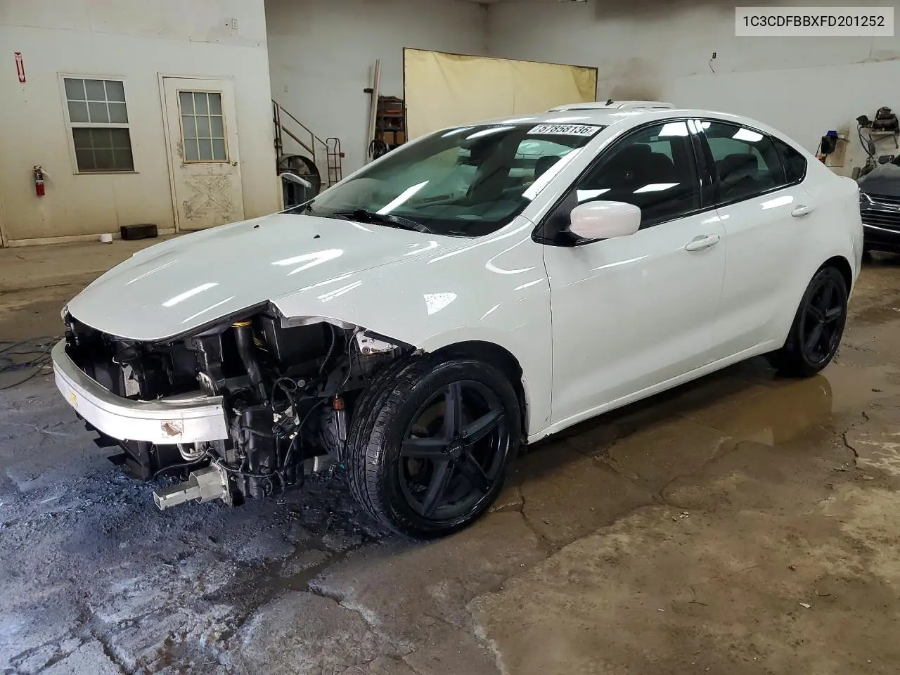 2015 Dodge Dart Sxt VIN: 1C3CDFBBXFD201252 Lot: 57858136