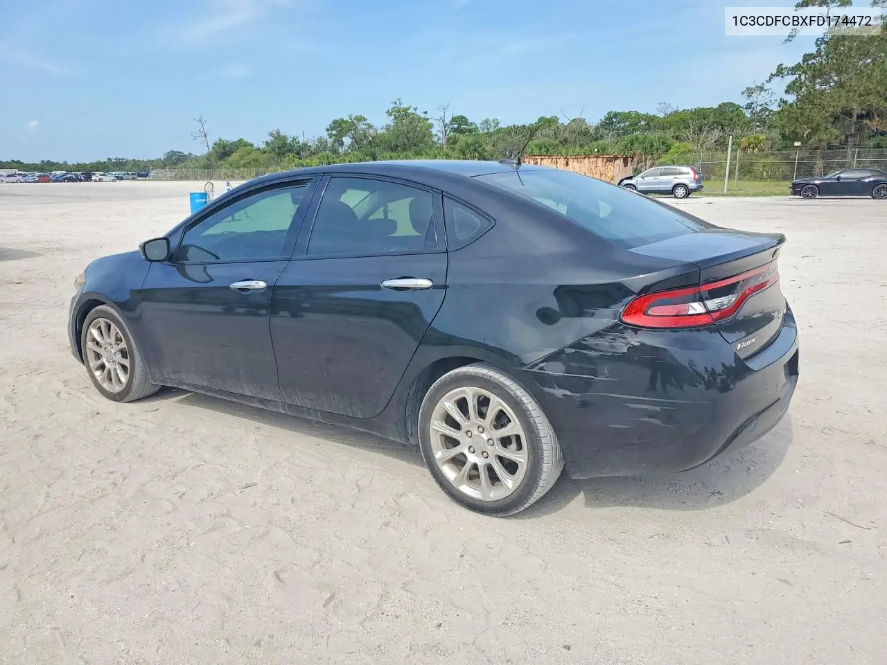2015 Dodge Dart Limited VIN: 1C3CDFCBXFD174472 Lot: 58408056