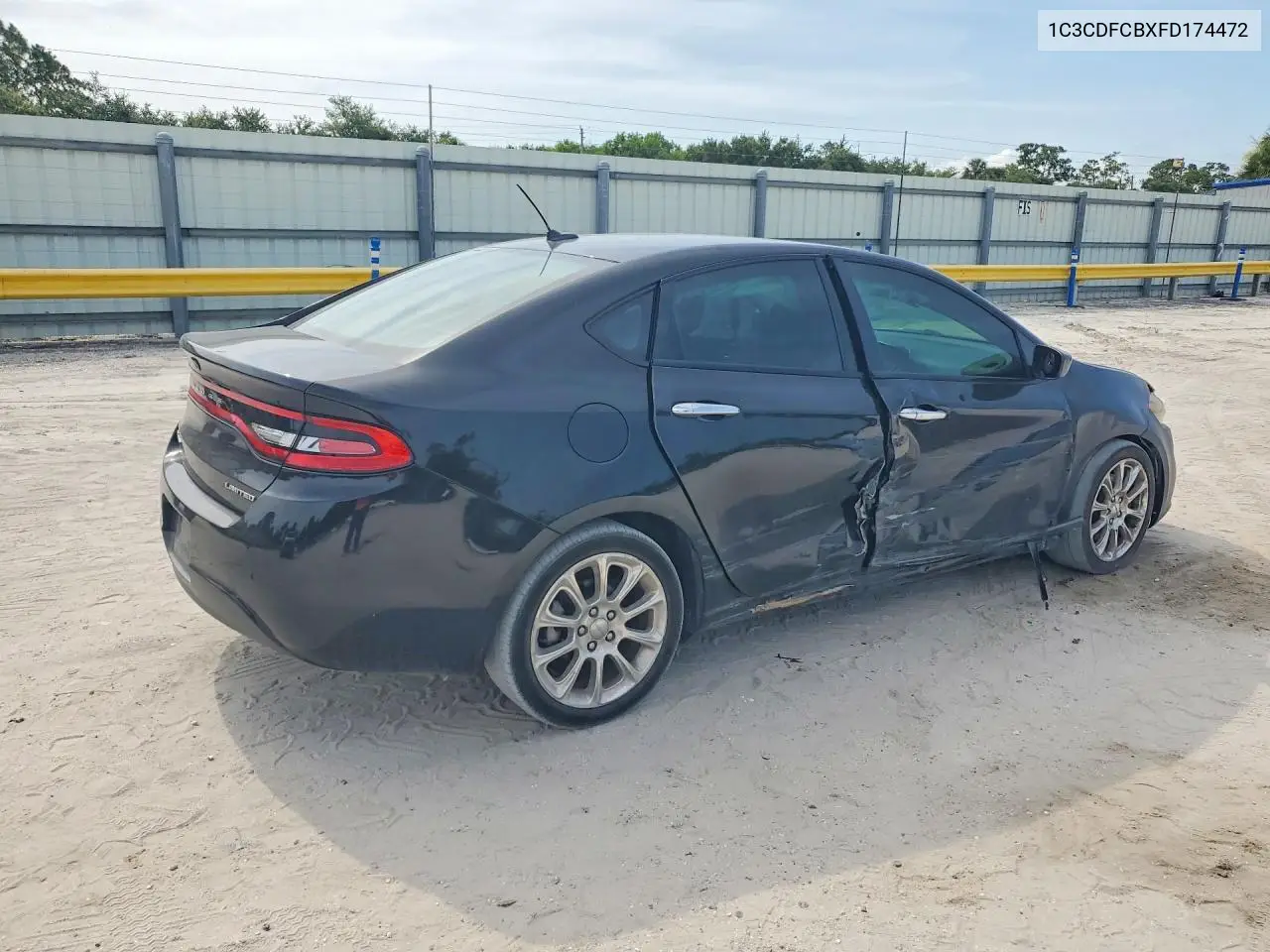 2015 Dodge Dart Limited VIN: 1C3CDFCBXFD174472 Lot: 58408056