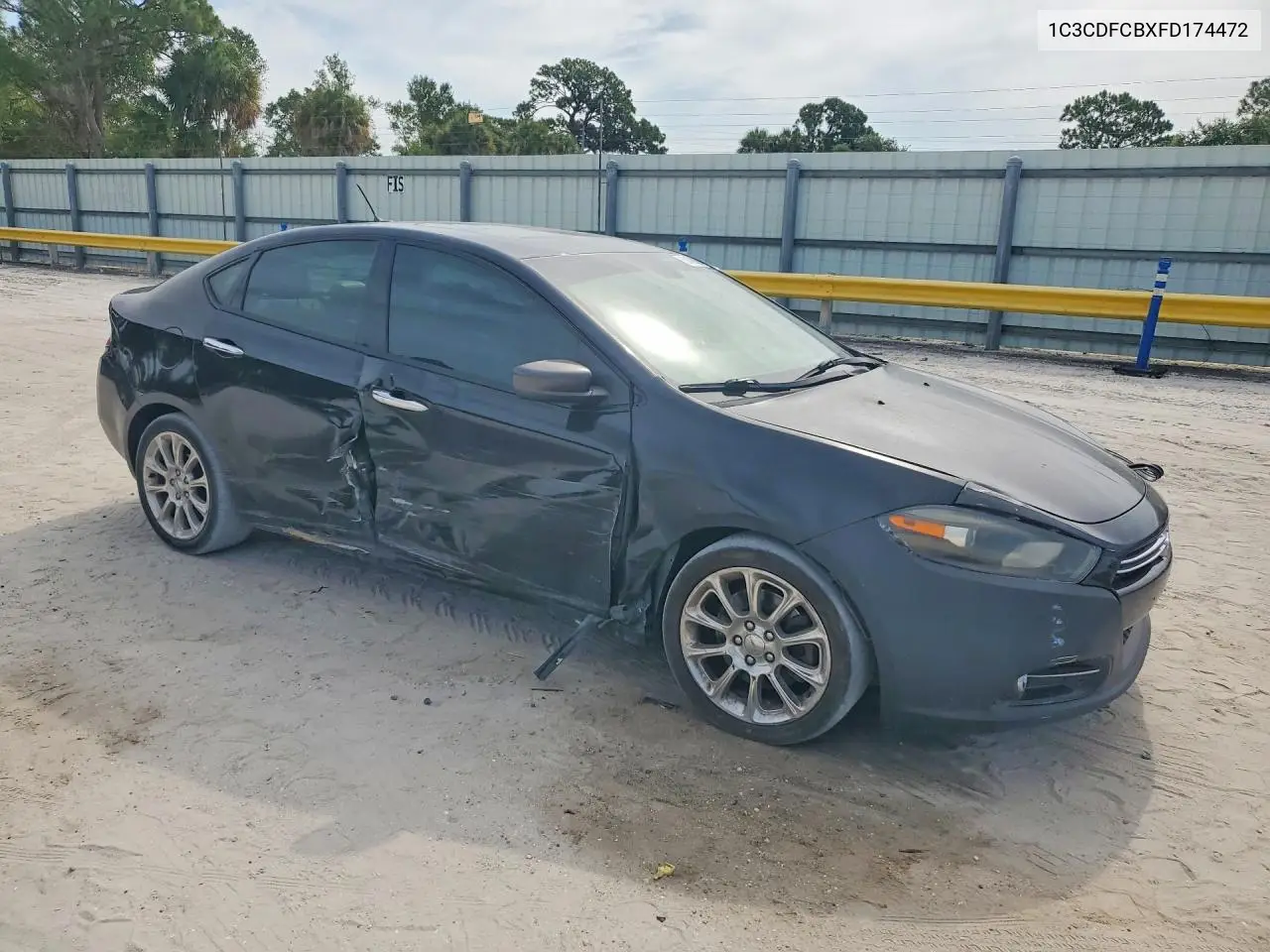 2015 Dodge Dart Limited VIN: 1C3CDFCBXFD174472 Lot: 58408056