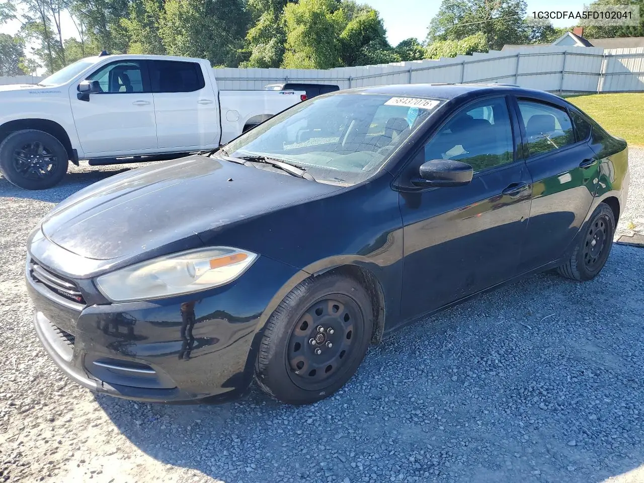 1C3CDFAA5FD102041 2015 Dodge Dart Se