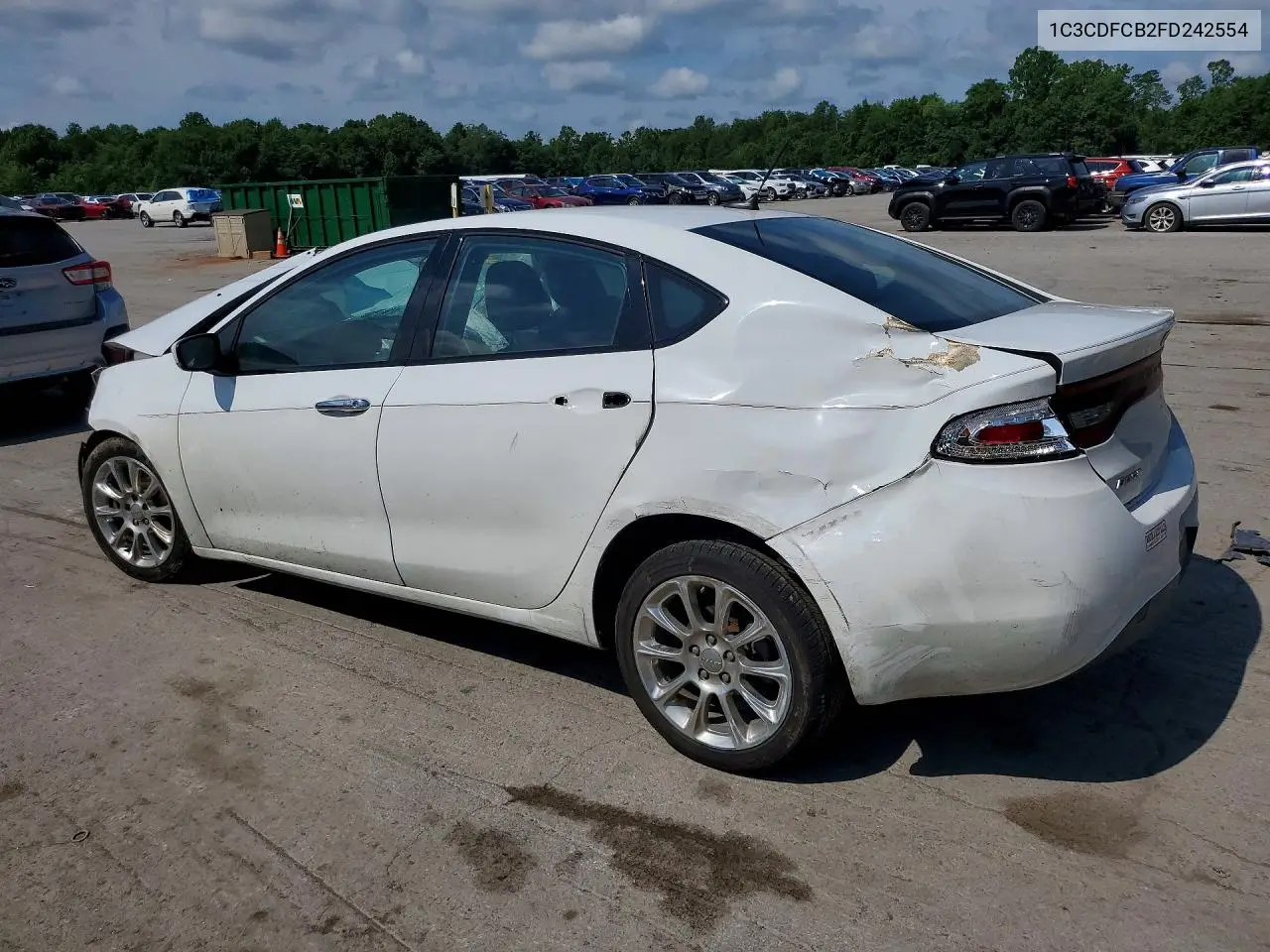 2015 Dodge Dart Limited VIN: 1C3CDFCB2FD242554 Lot: 58831706