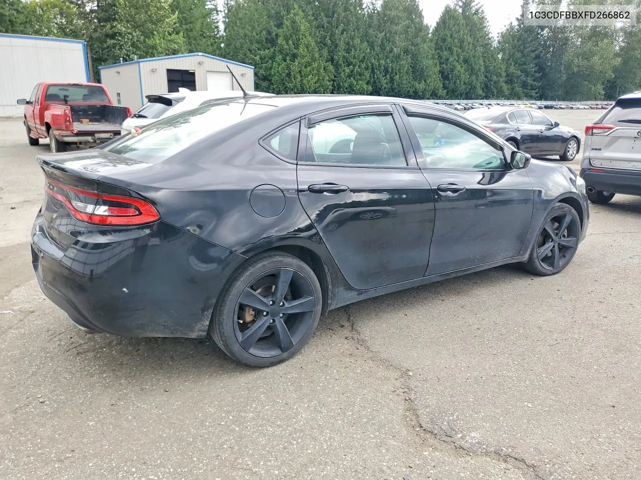 2015 Dodge Dart Sxt VIN: 1C3CDFBBXFD266862 Lot: 58952276