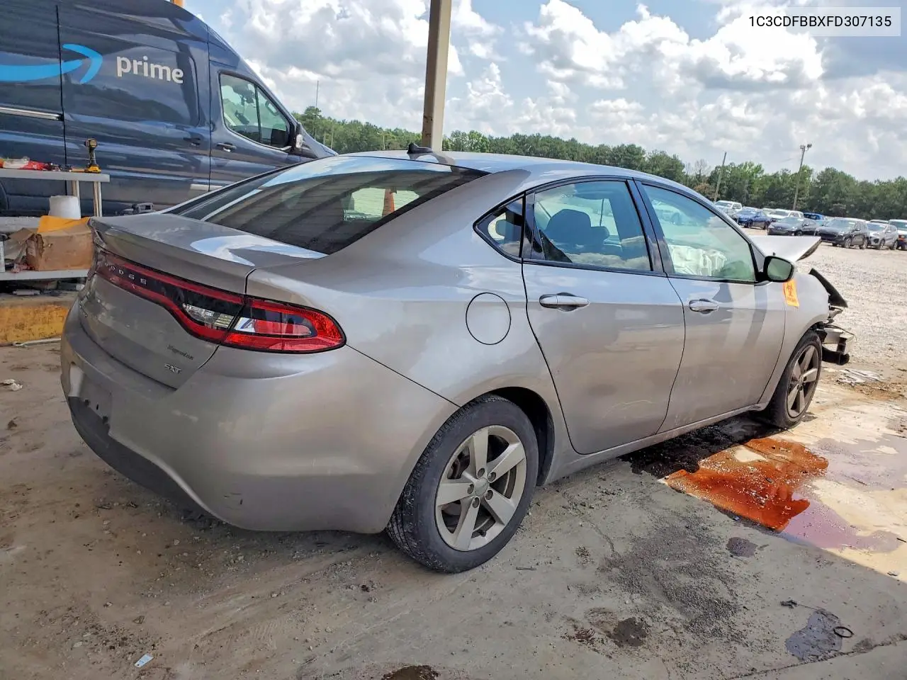2015 Dodge Dart Sxt VIN: 1C3CDFBBXFD307135 Lot: 59141576