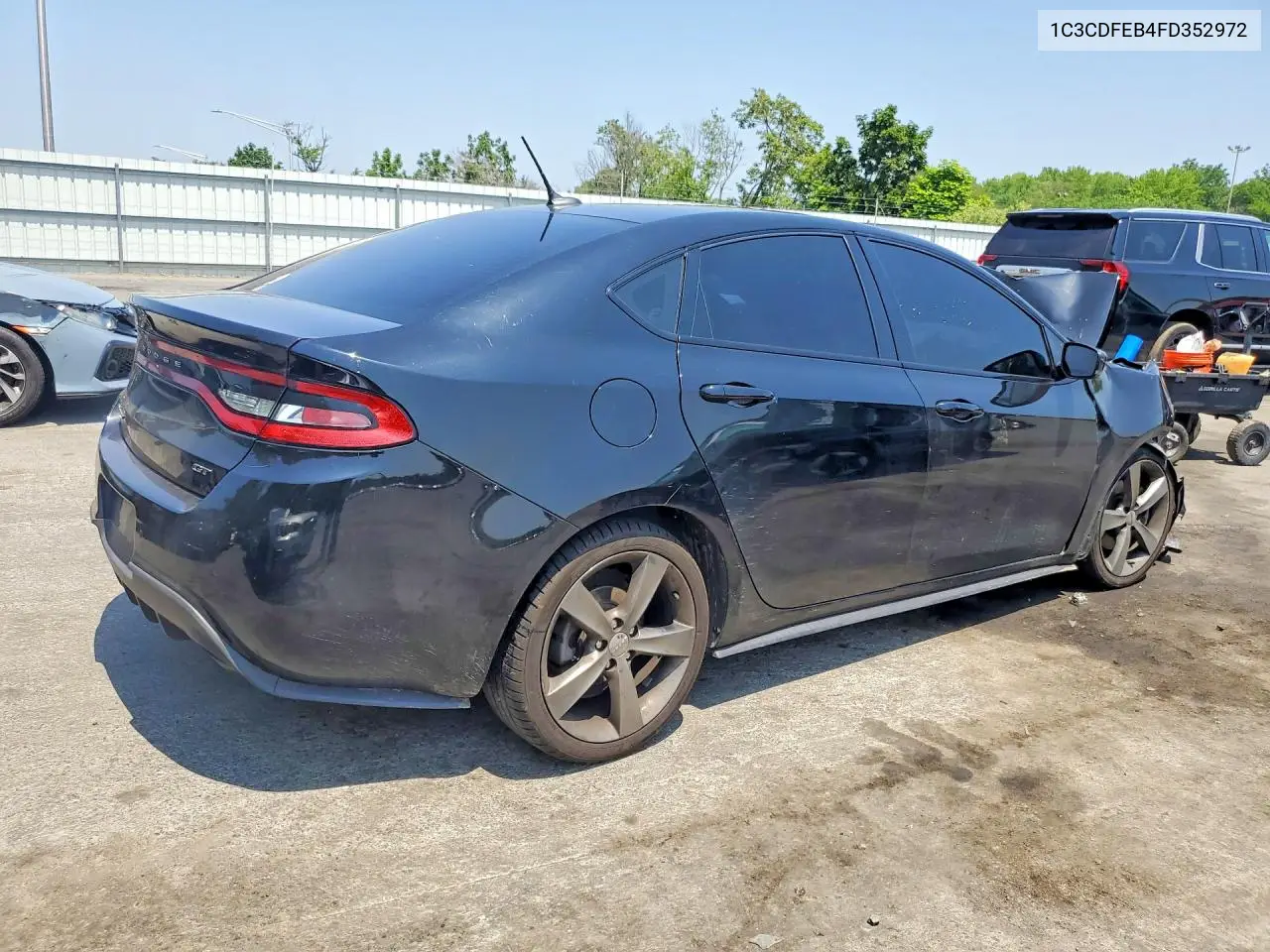 2015 Dodge Dart Gt VIN: 1C3CDFEB4FD352972 Lot: 59146216
