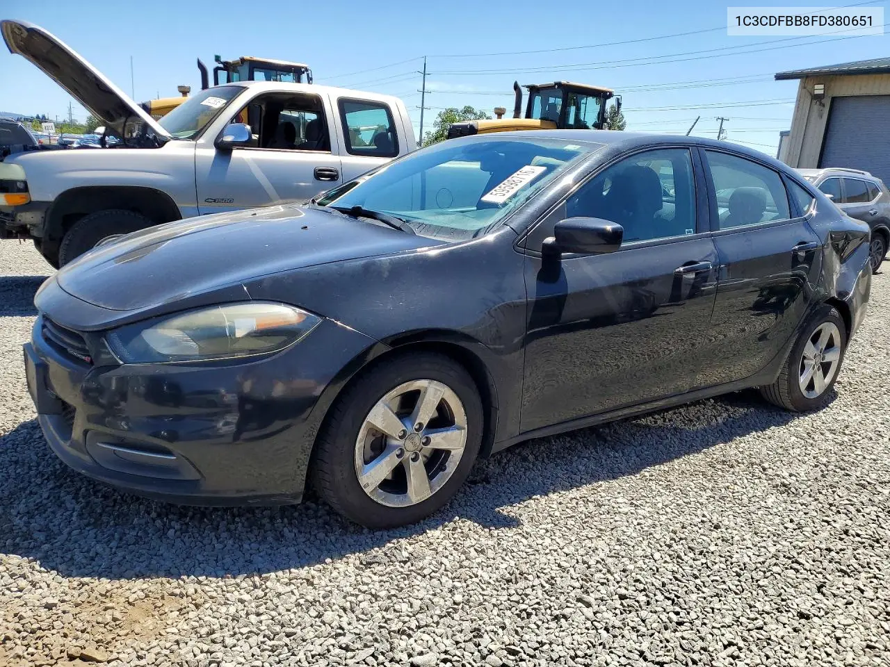2015 Dodge Dart Sxt VIN: 1C3CDFBB8FD380651 Lot: 59598716