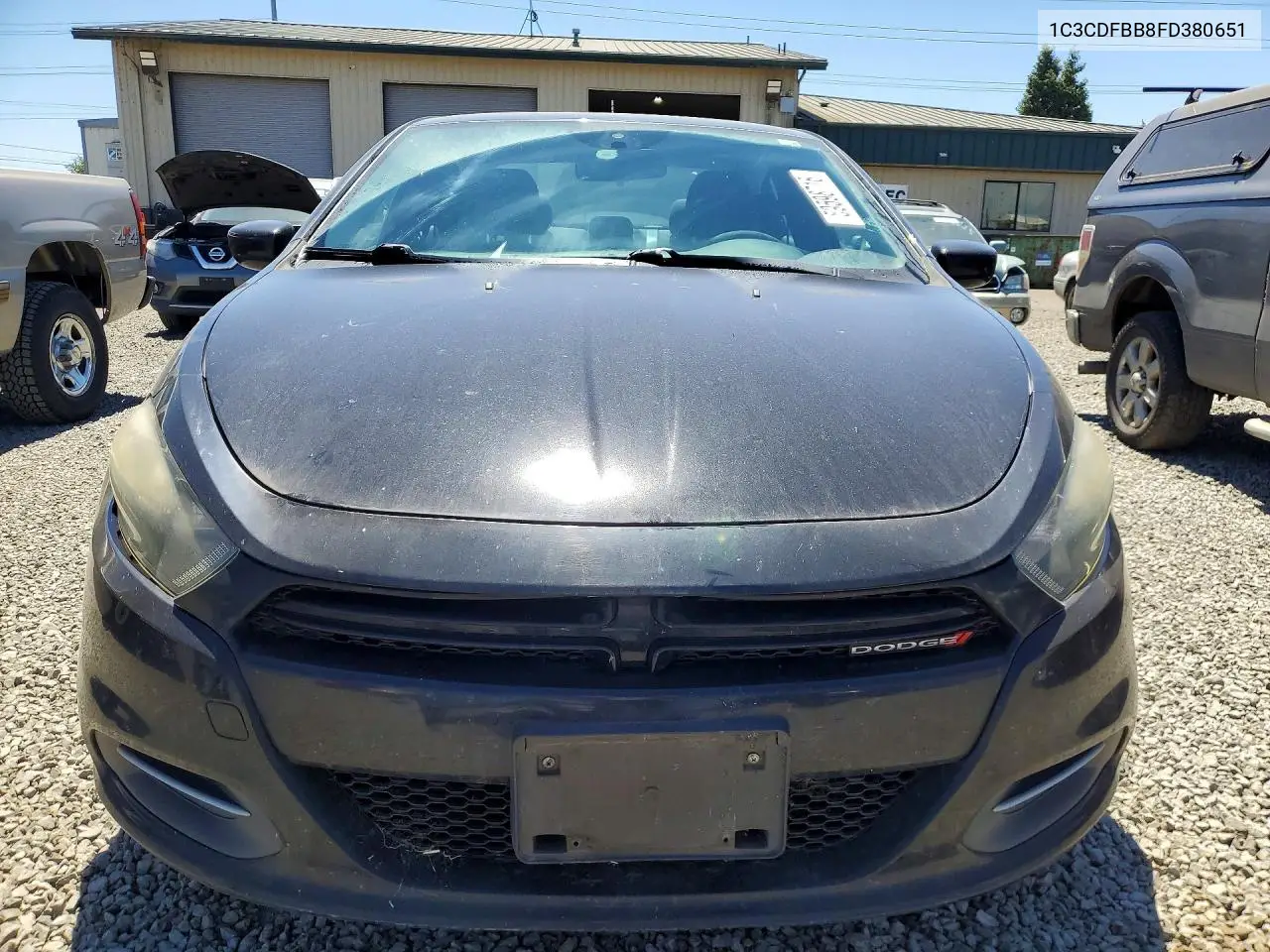 2015 Dodge Dart Sxt VIN: 1C3CDFBB8FD380651 Lot: 59598716
