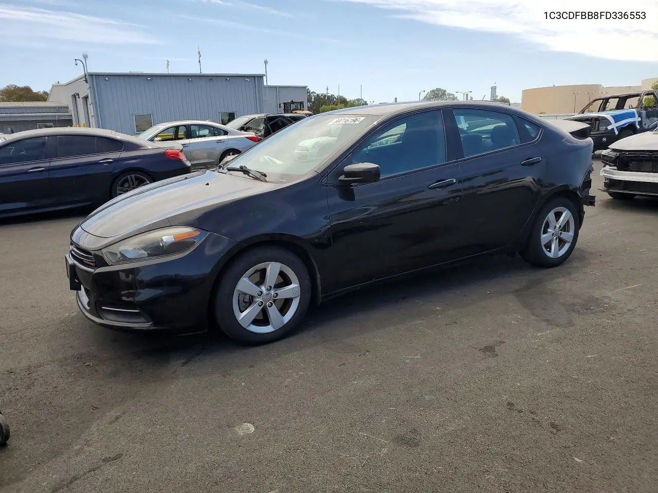 2015 Dodge Dart Sxt VIN: 1C3CDFBB8FD336553 Lot: 59716196
