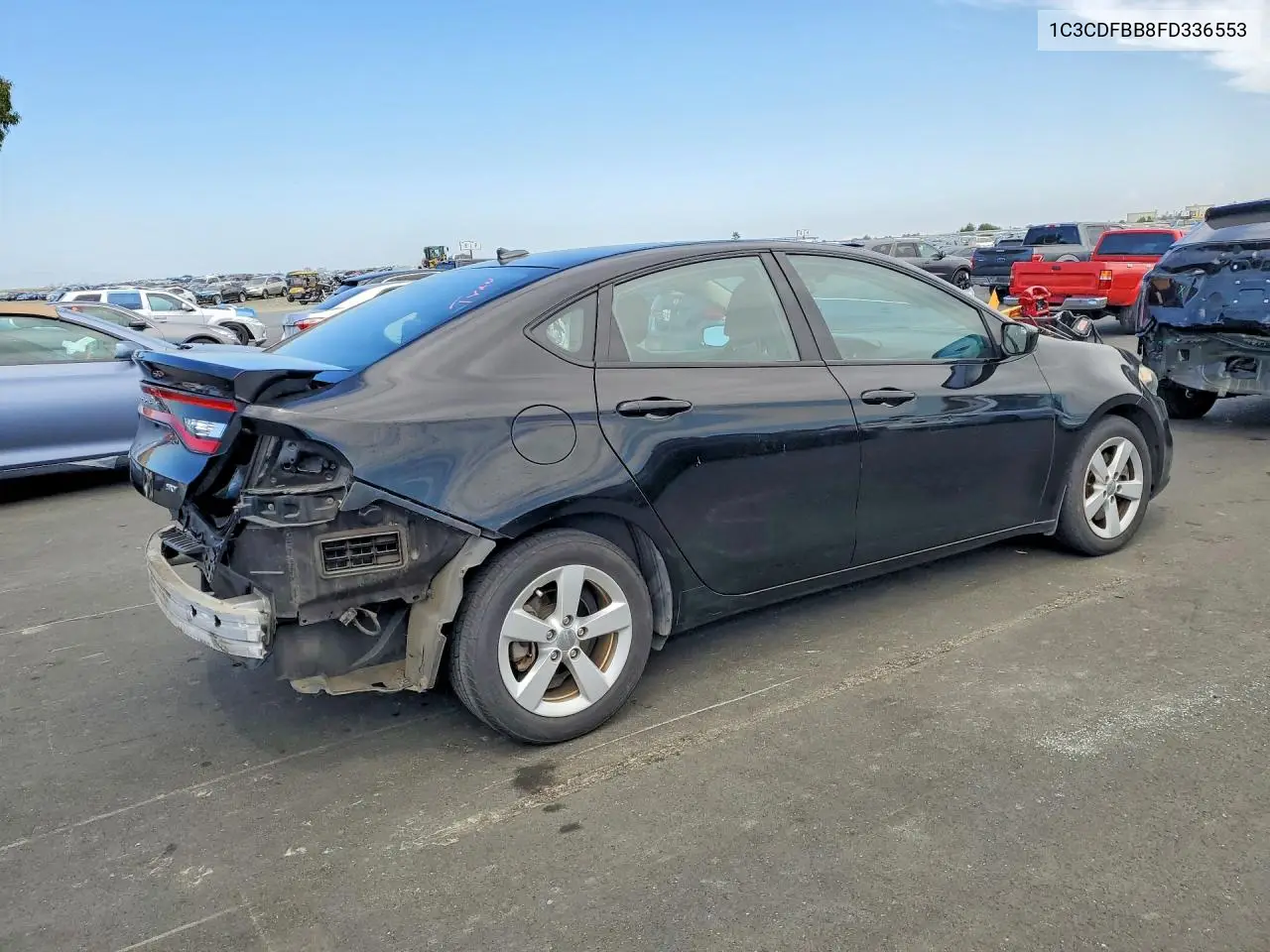 2015 Dodge Dart Sxt VIN: 1C3CDFBB8FD336553 Lot: 59716196
