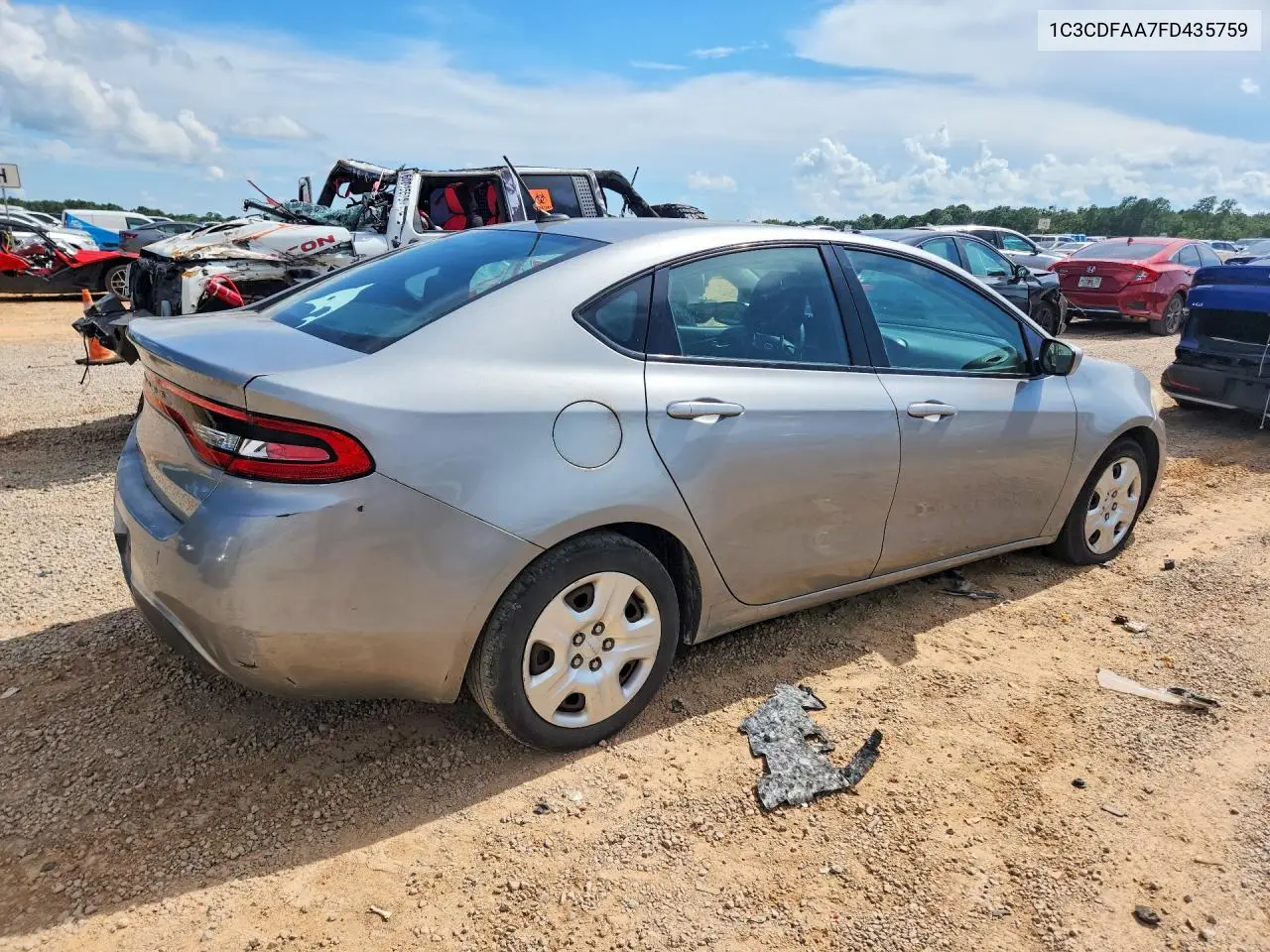 2015 Dodge Dart Se VIN: 1C3CDFAA7FD435759 Lot: 59810826