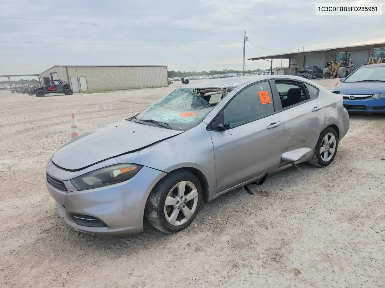 2015 Dodge Dart Sxt VIN: 1C3CDFBB5FD285951 Lot: 59860386