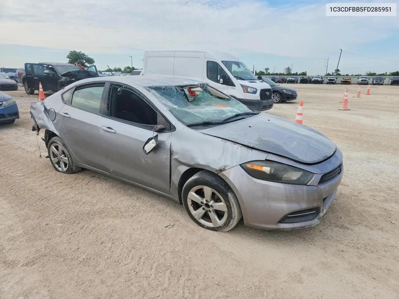 2015 Dodge Dart Sxt VIN: 1C3CDFBB5FD285951 Lot: 59860386