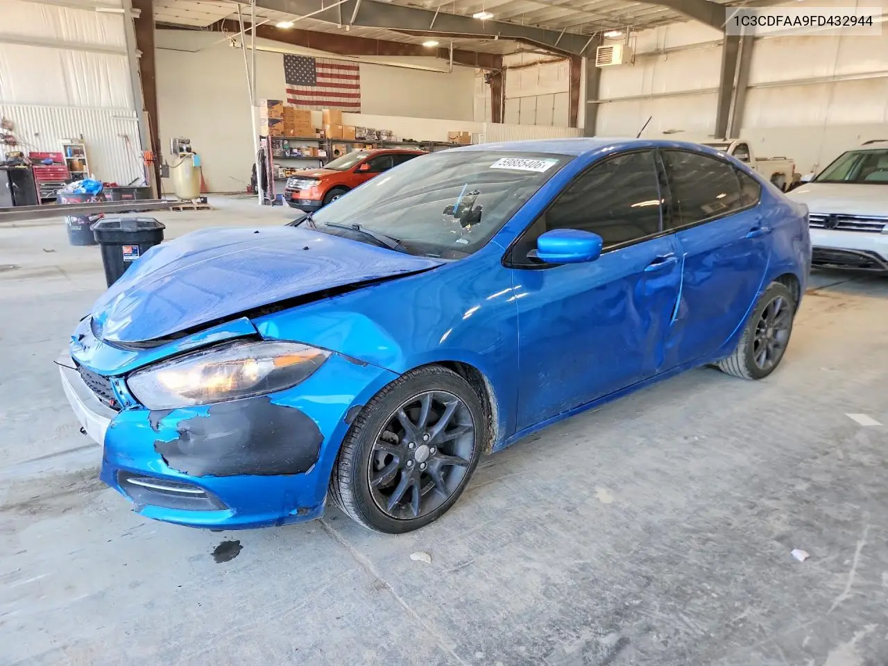 2015 Dodge Dart Se VIN: 1C3CDFAA9FD432944 Lot: 59885406