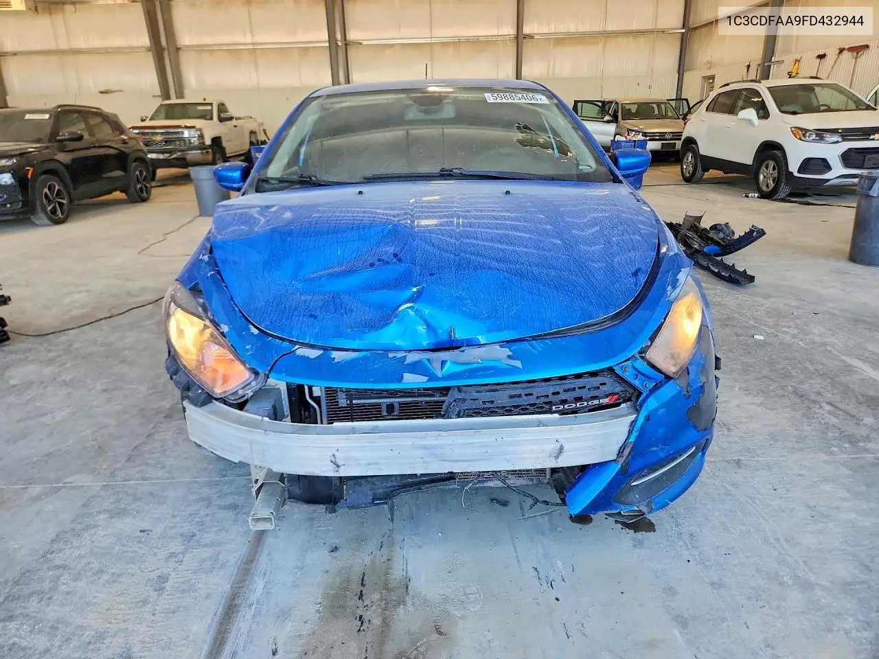 2015 Dodge Dart Se VIN: 1C3CDFAA9FD432944 Lot: 59885406