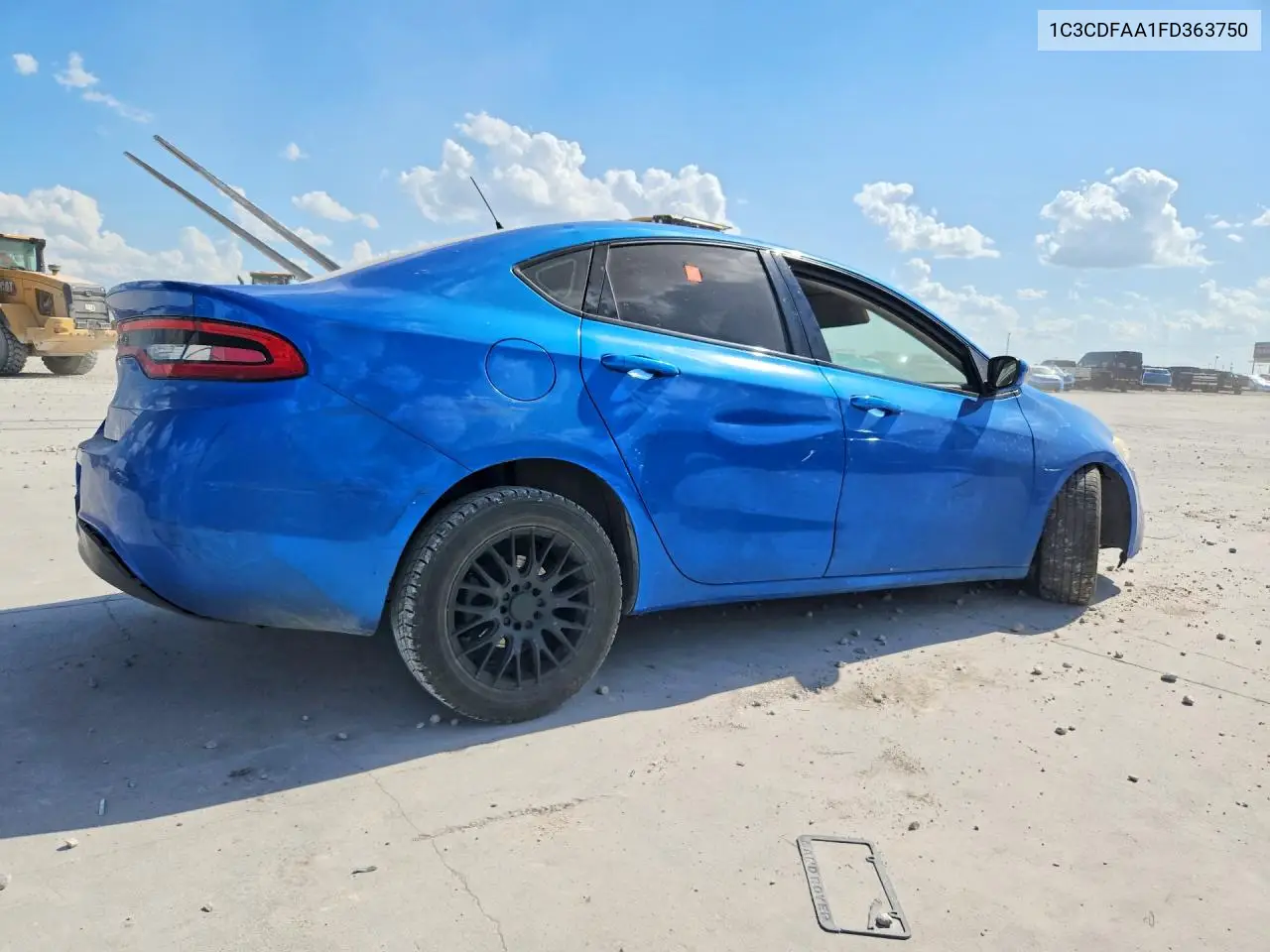 2015 Dodge Dart Se VIN: 1C3CDFAA1FD363750 Lot: 59902836